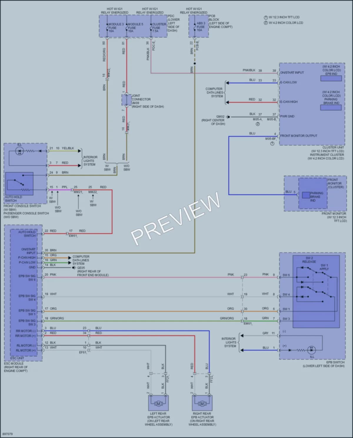 2025 Hyundai Kona Shift Interlock wiring diagram preview