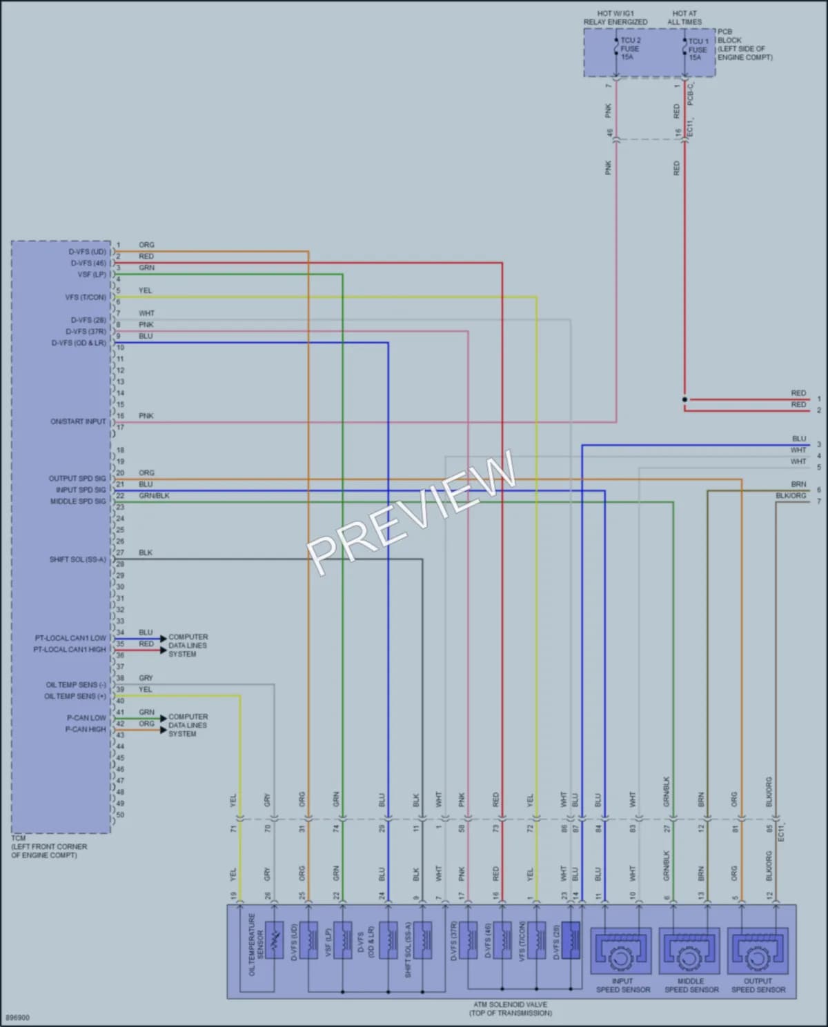 2025 Hyundai Kona Transmission wiring diagram preview