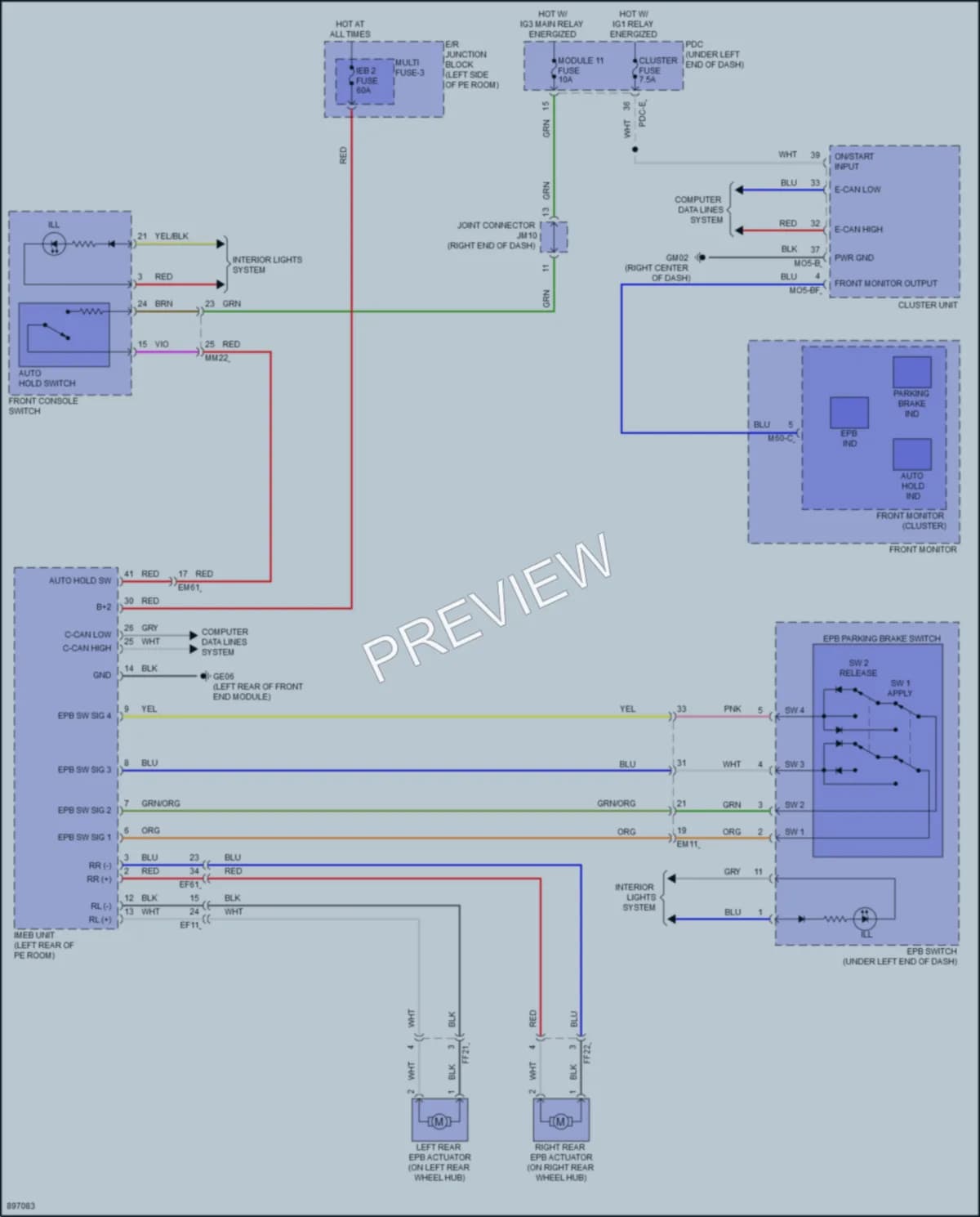 2025 Hyundai KonaElectric Shift Interlock wiring diagram preview