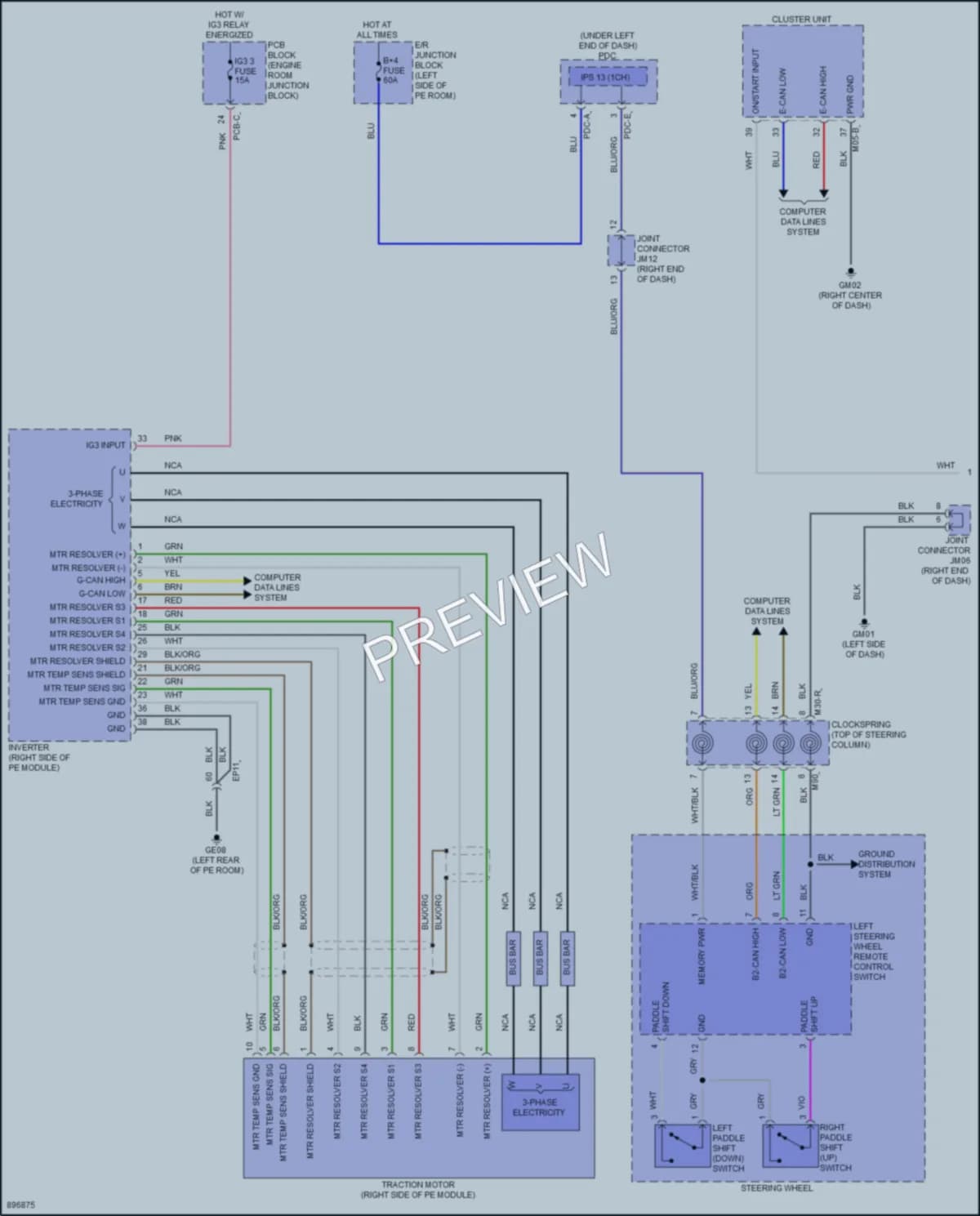 2025 Hyundai KonaElectric Transmission wiring diagram preview