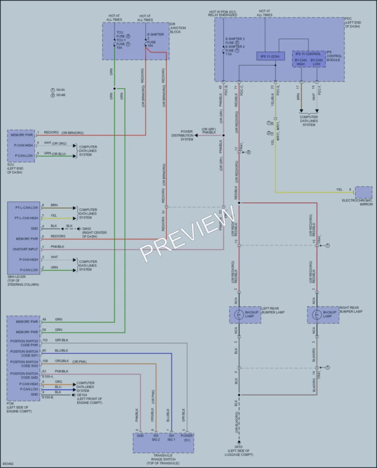 2025 Hyundai Tucson Exterior Lights wiring diagram preview