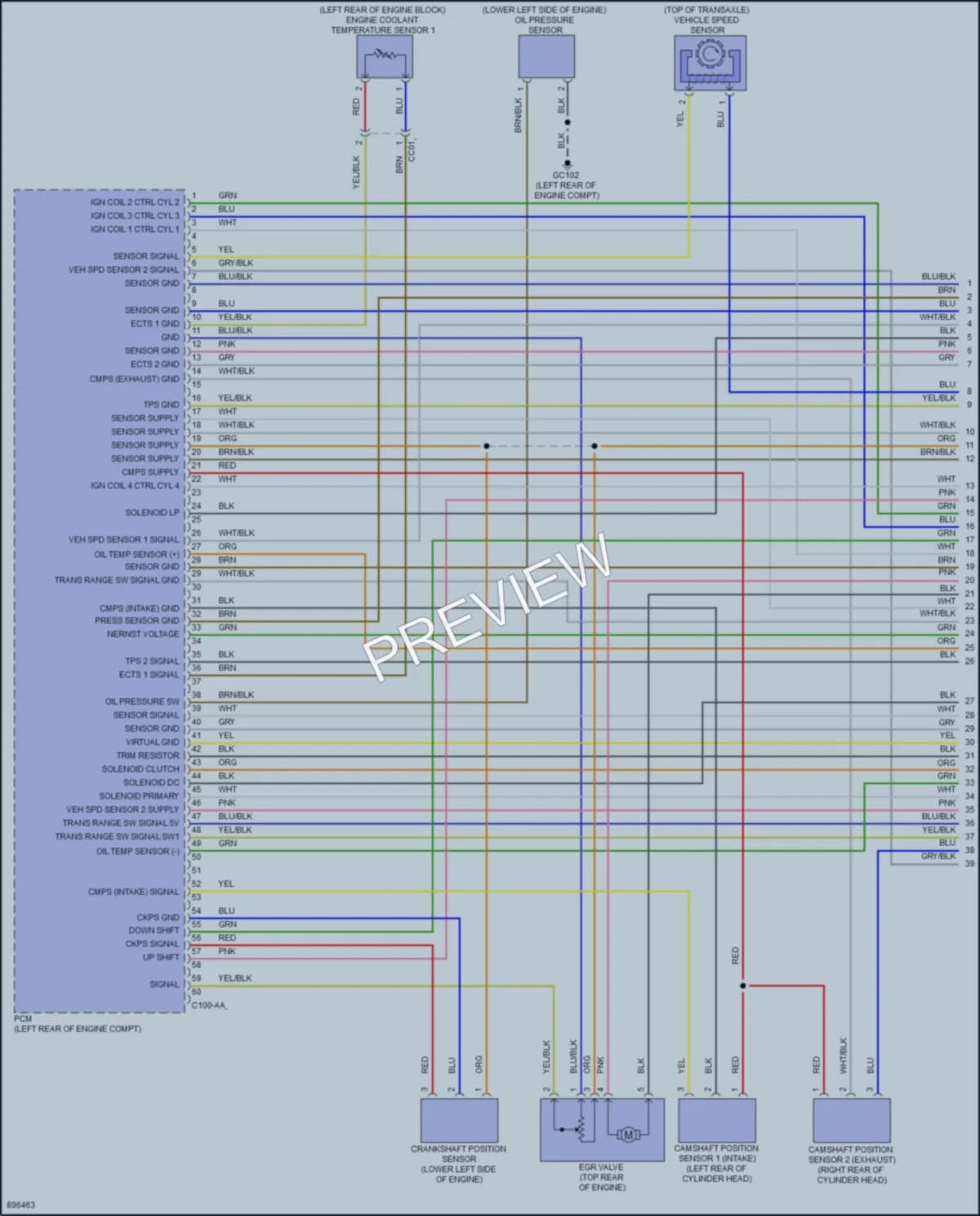 2025 Hyundai Venue Engine Performance wiring diagram preview