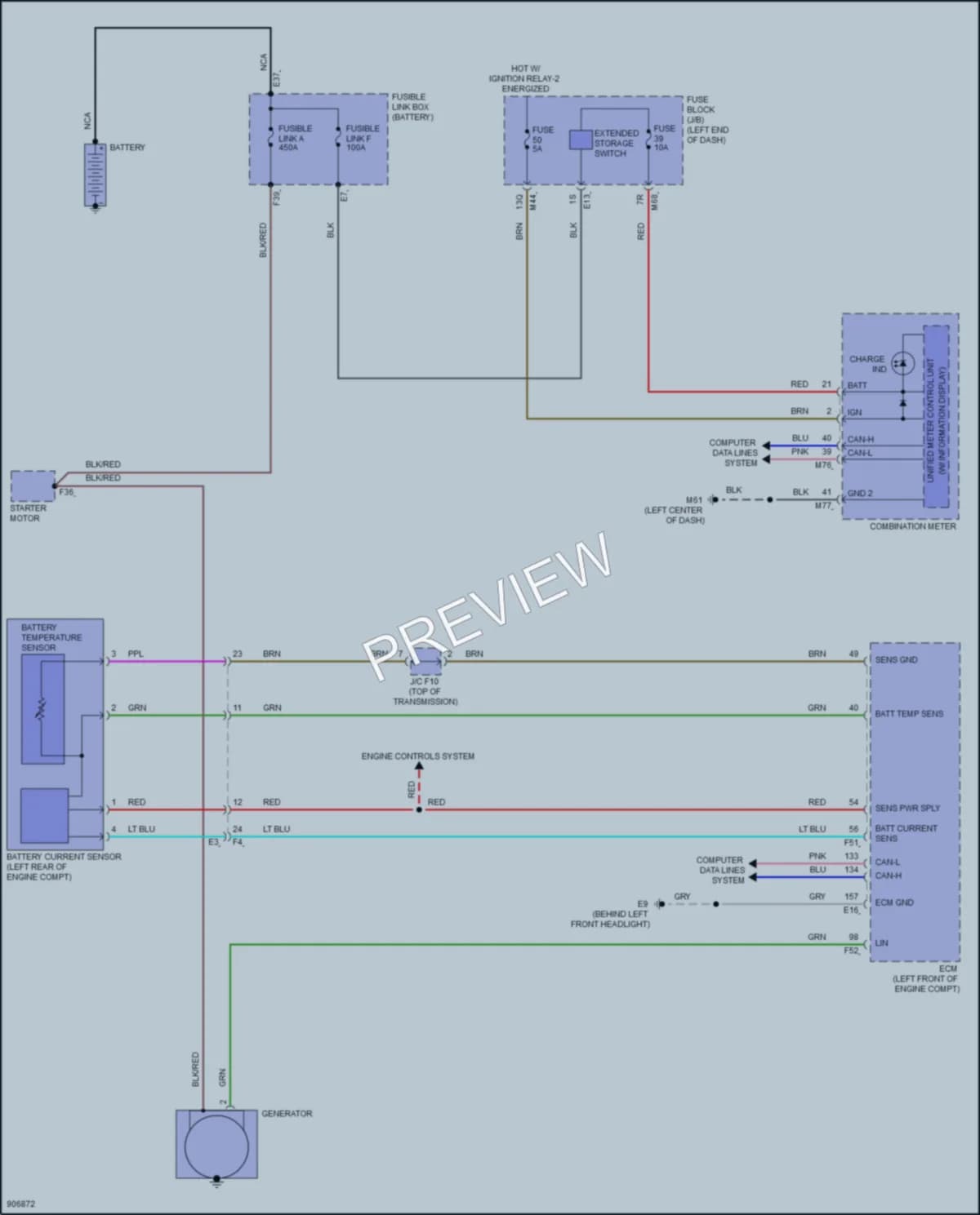 2025 Infiniti QX50 Starting Charging wiring diagram preview