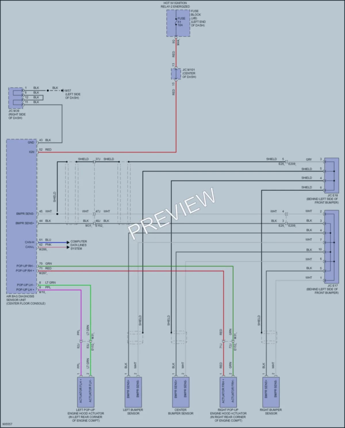 2025 Infiniti QX55 Active Bodyworks wiring diagram preview