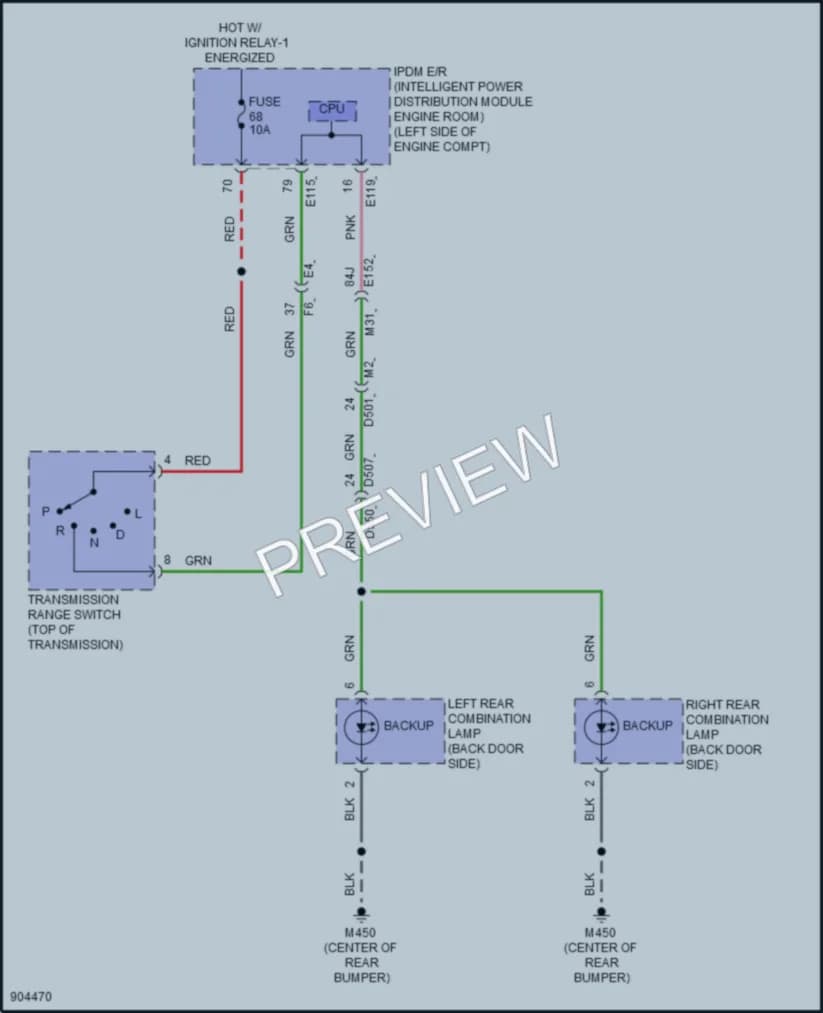 2025 Infiniti QX55 Exterior Lights wiring diagram preview