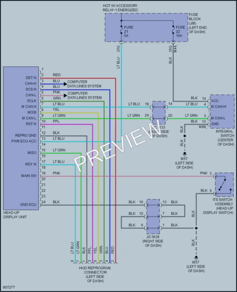 2025 Infiniti QX55 Instrument Cluster wiring diagram preview