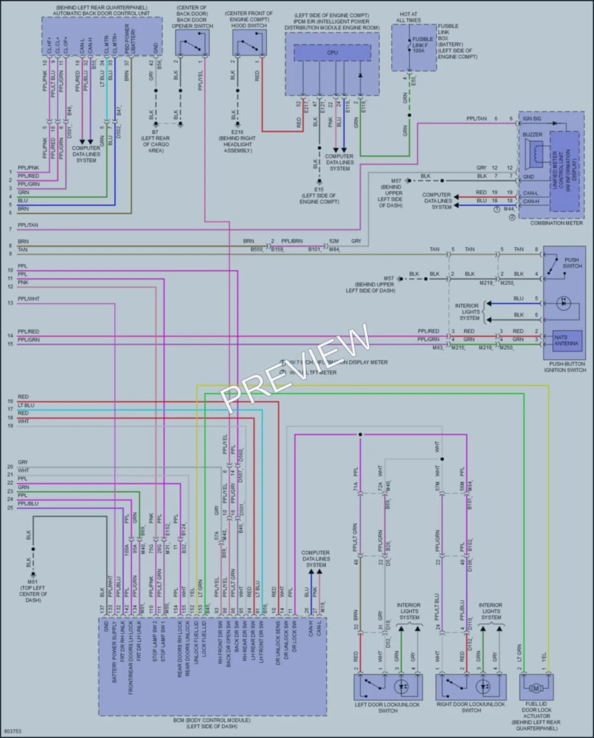 2025 Infiniti QX60 Anti Theft wiring diagram preview