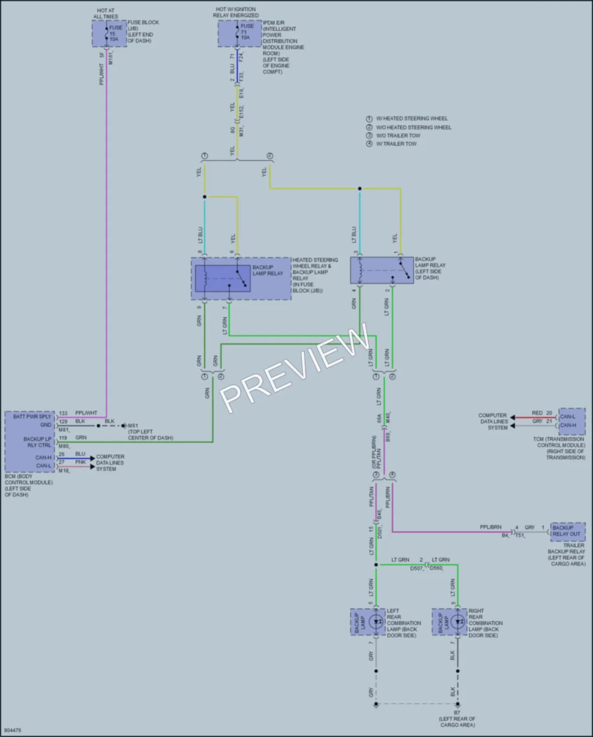 2025 Infiniti QX60 Exterior Lights wiring diagram preview