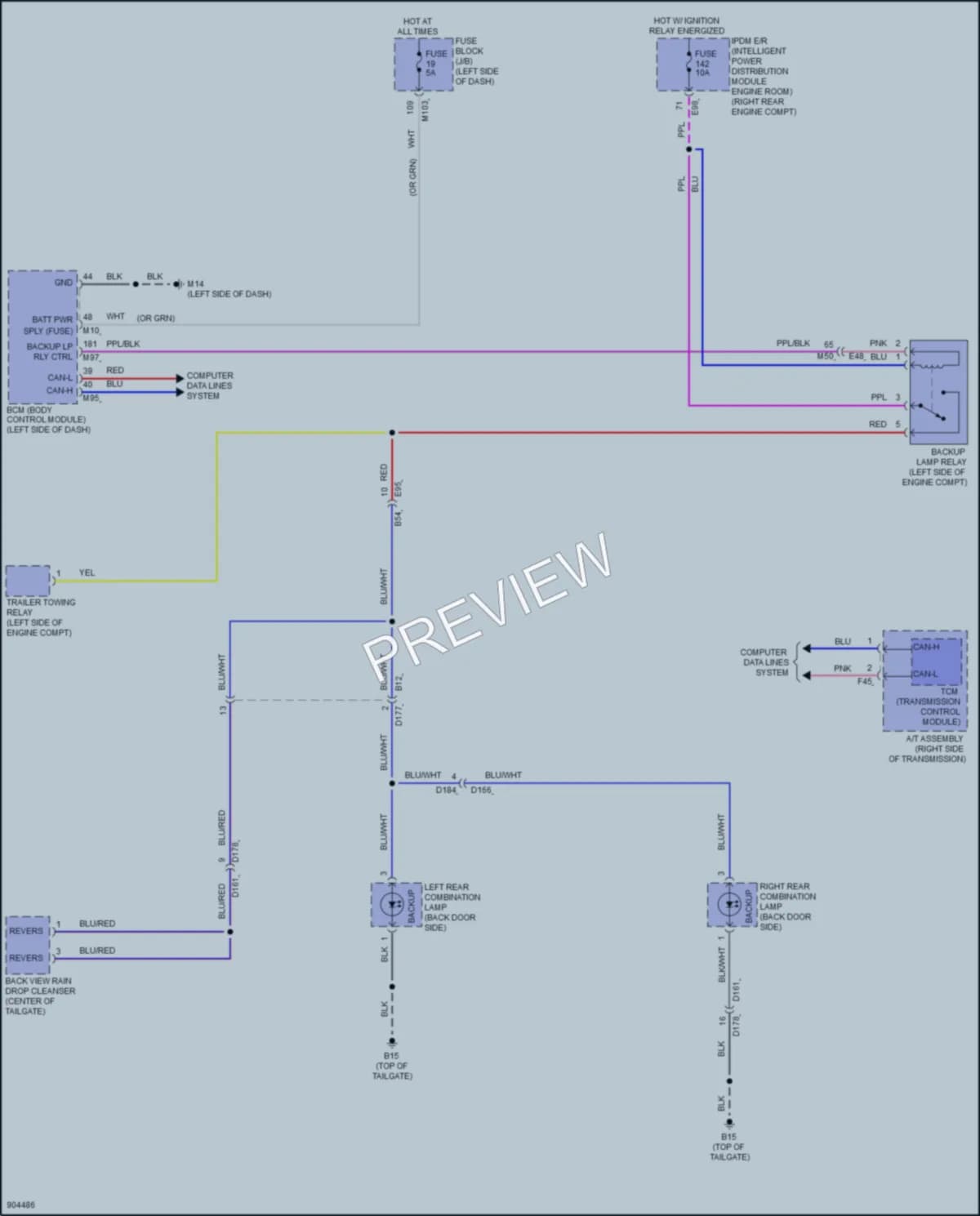 2025 Infiniti QX80 Exterior Lights wiring diagram preview