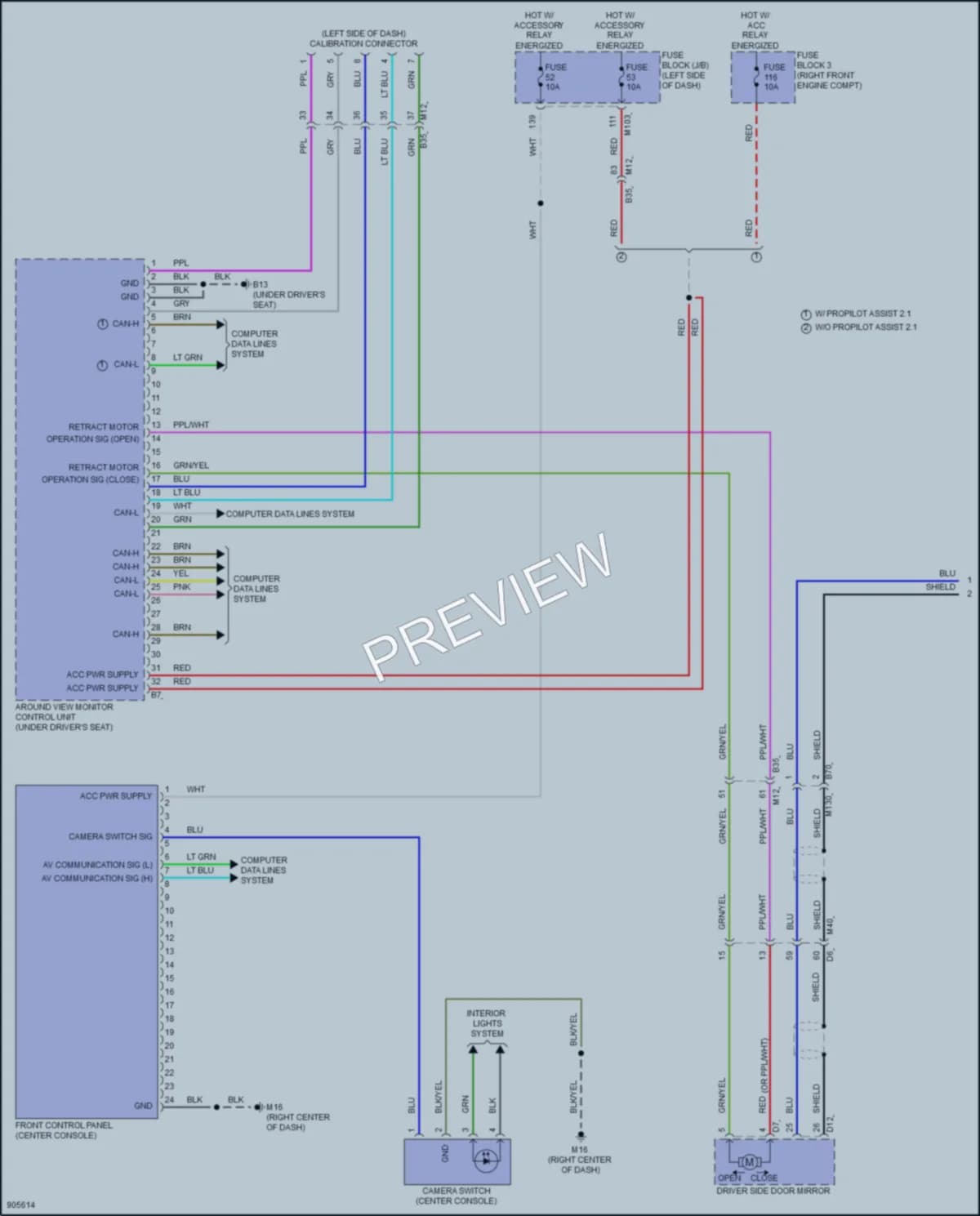 2025 Infiniti QX80 Navigation wiring diagram preview