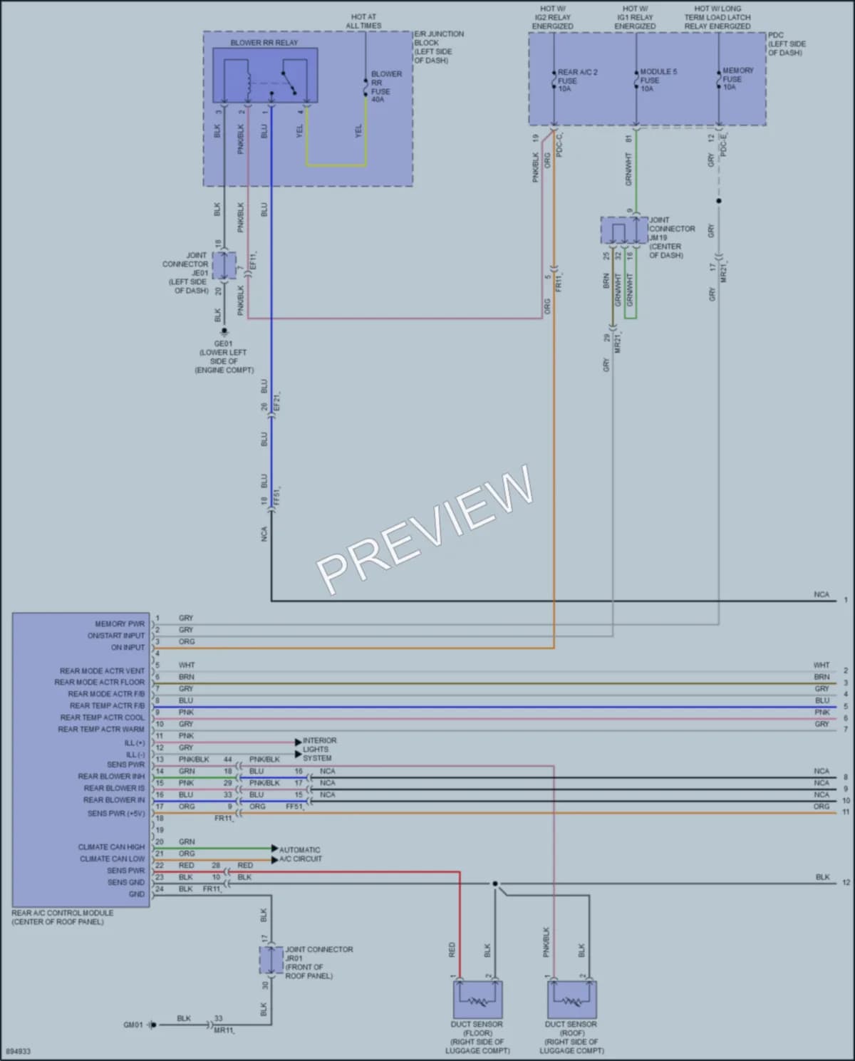 2025 Kia Carnival Air Conditioning Wiring Diagrams protected preview
