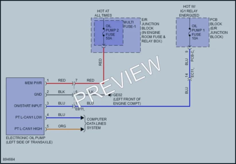 2025 Kia K5 Engine Performance wiring diagram preview