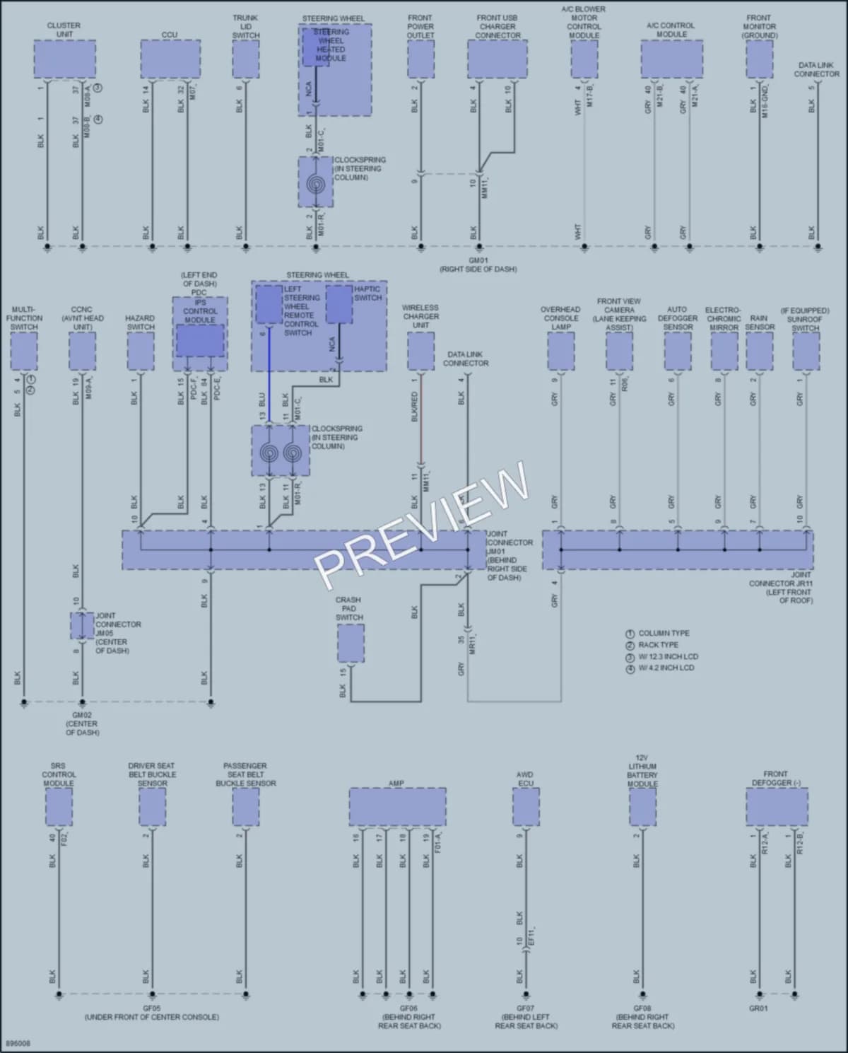 2025 Kia K5 Ground Distribution wiring diagram preview
