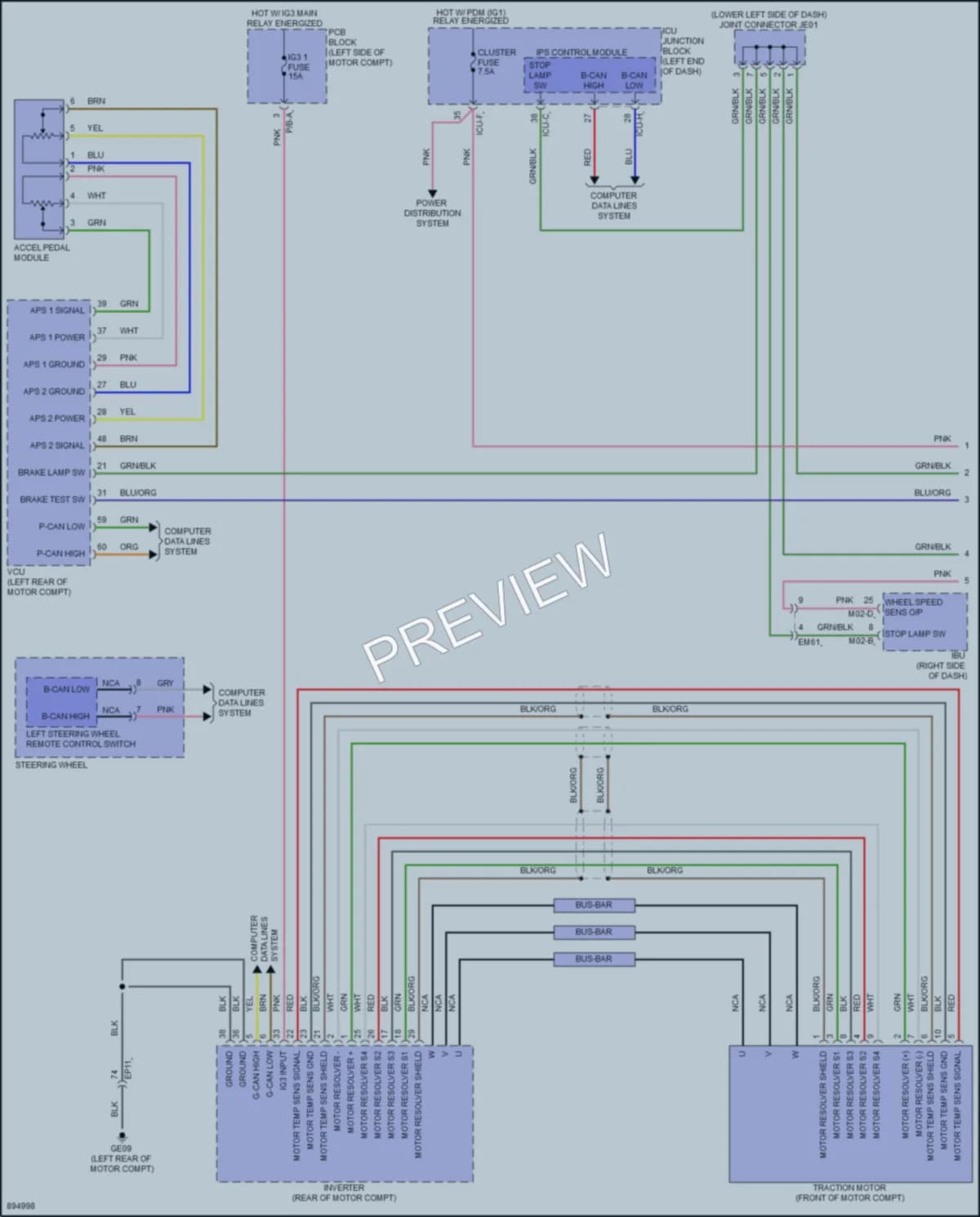 2025 Kia NiroEV Cruise Control wiring diagram preview