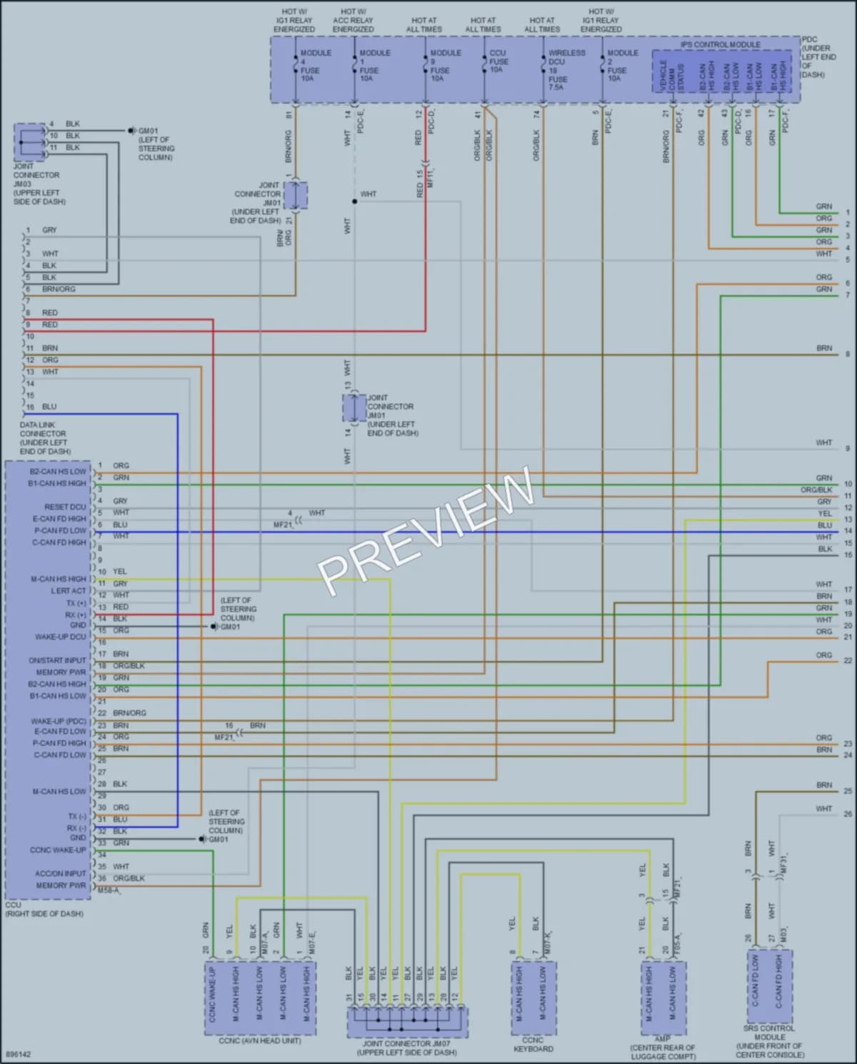 2025 Kia Sorento Computer Data Lines wiring diagram preview