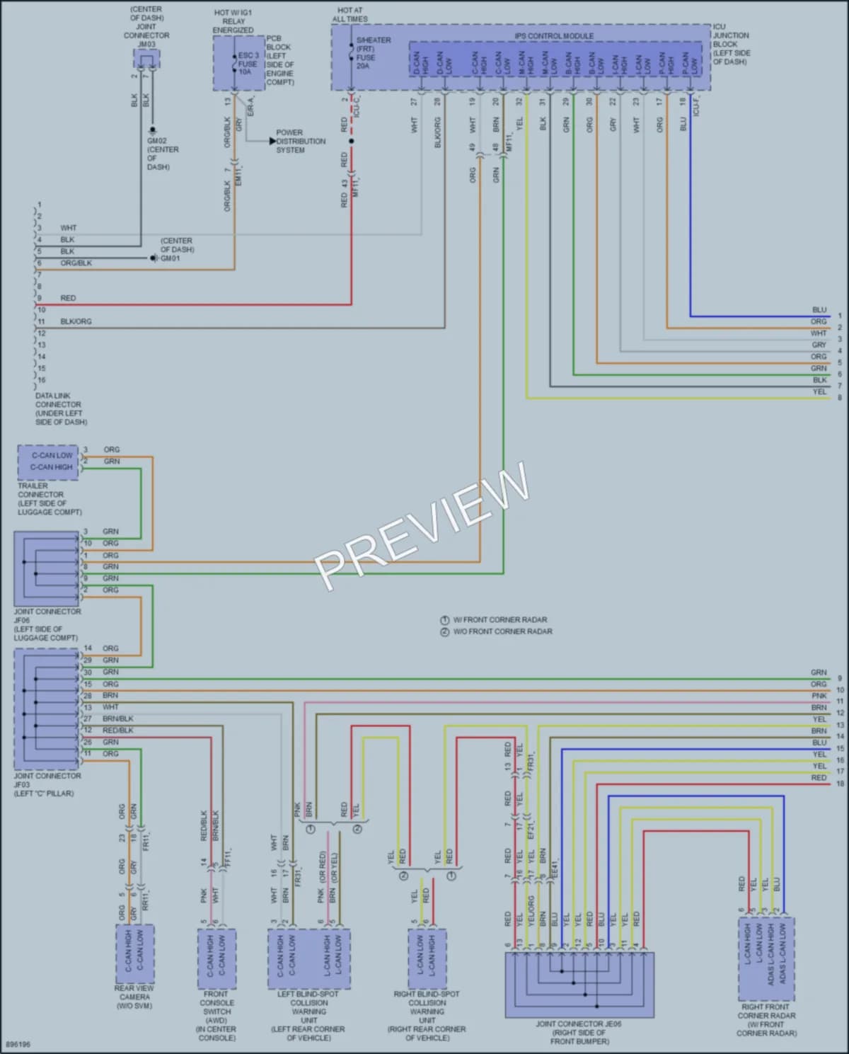 2025 Kia Telluride Computer Data Lines wiring diagram preview