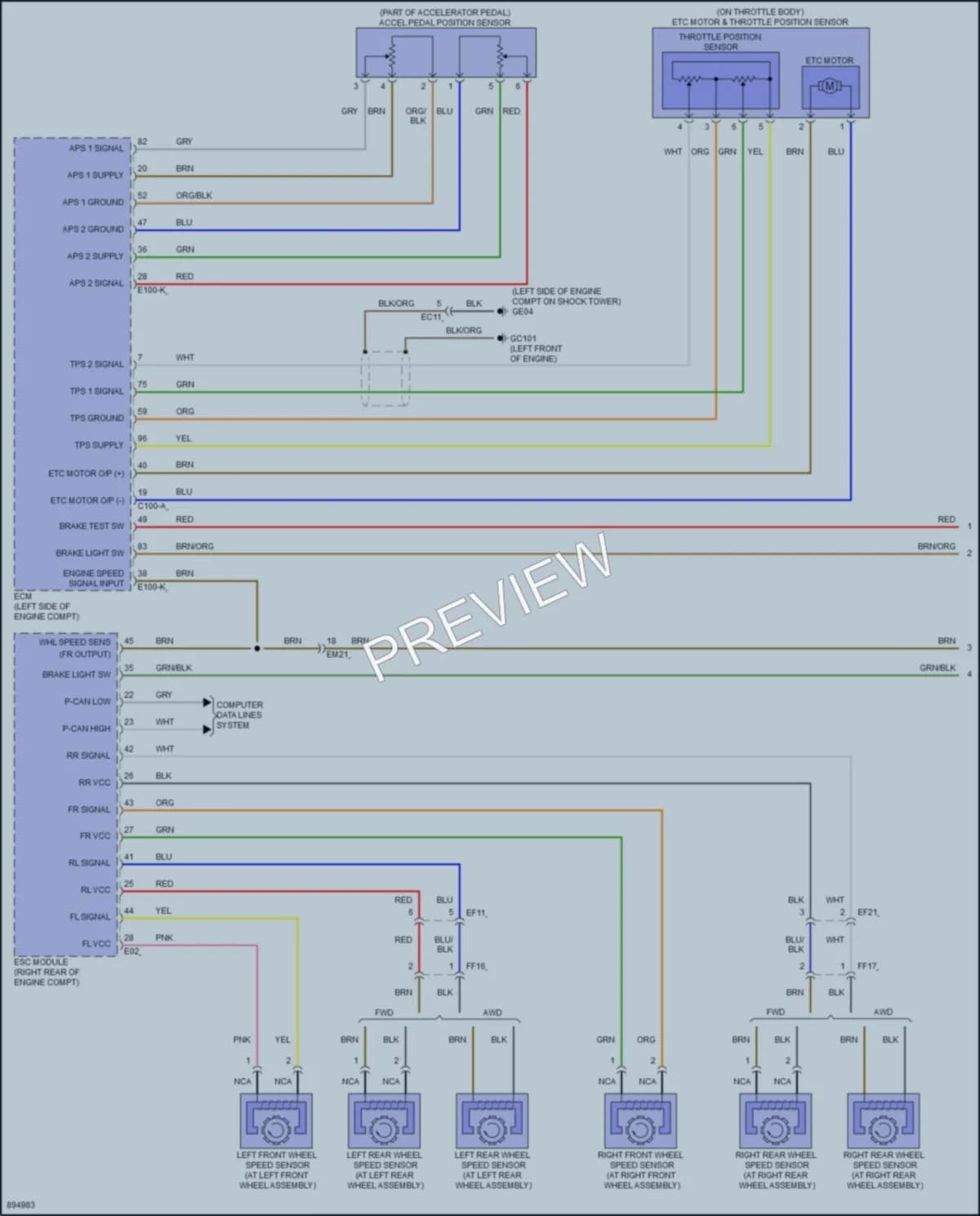 2025 Kia Telluride Cruise Control wiring diagram preview