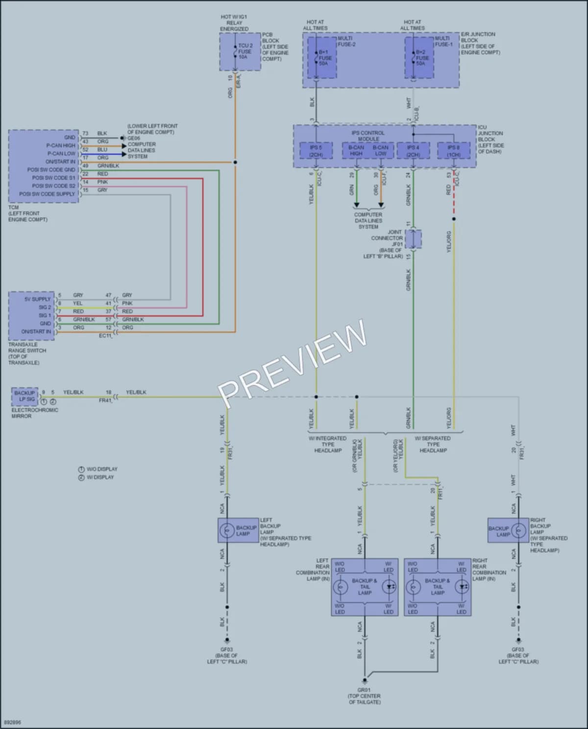 2025 Kia Telluride Exterior Lights wiring diagram preview