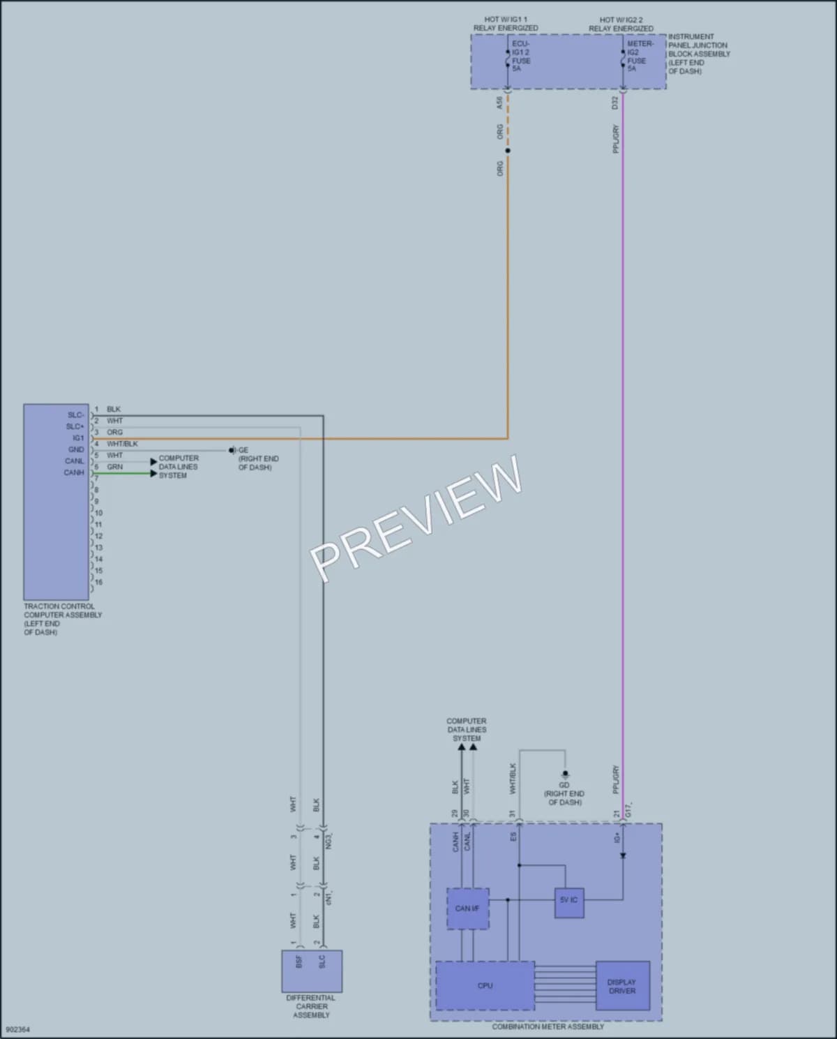 2025 Lexus ES250 Transmission wiring diagram preview
