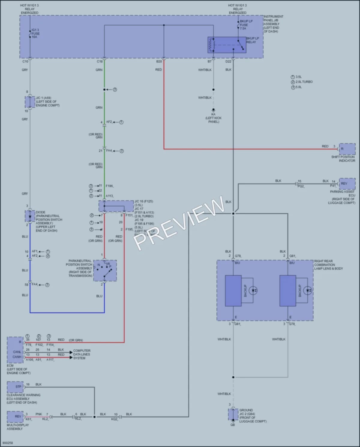 2025 Lexus IS350 Exterior Lights wiring diagram preview