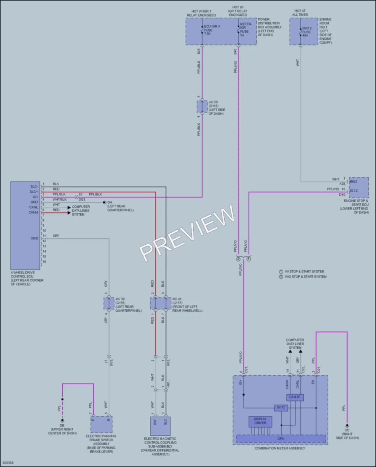 2025 Lexus NX250 Transmission wiring diagram preview