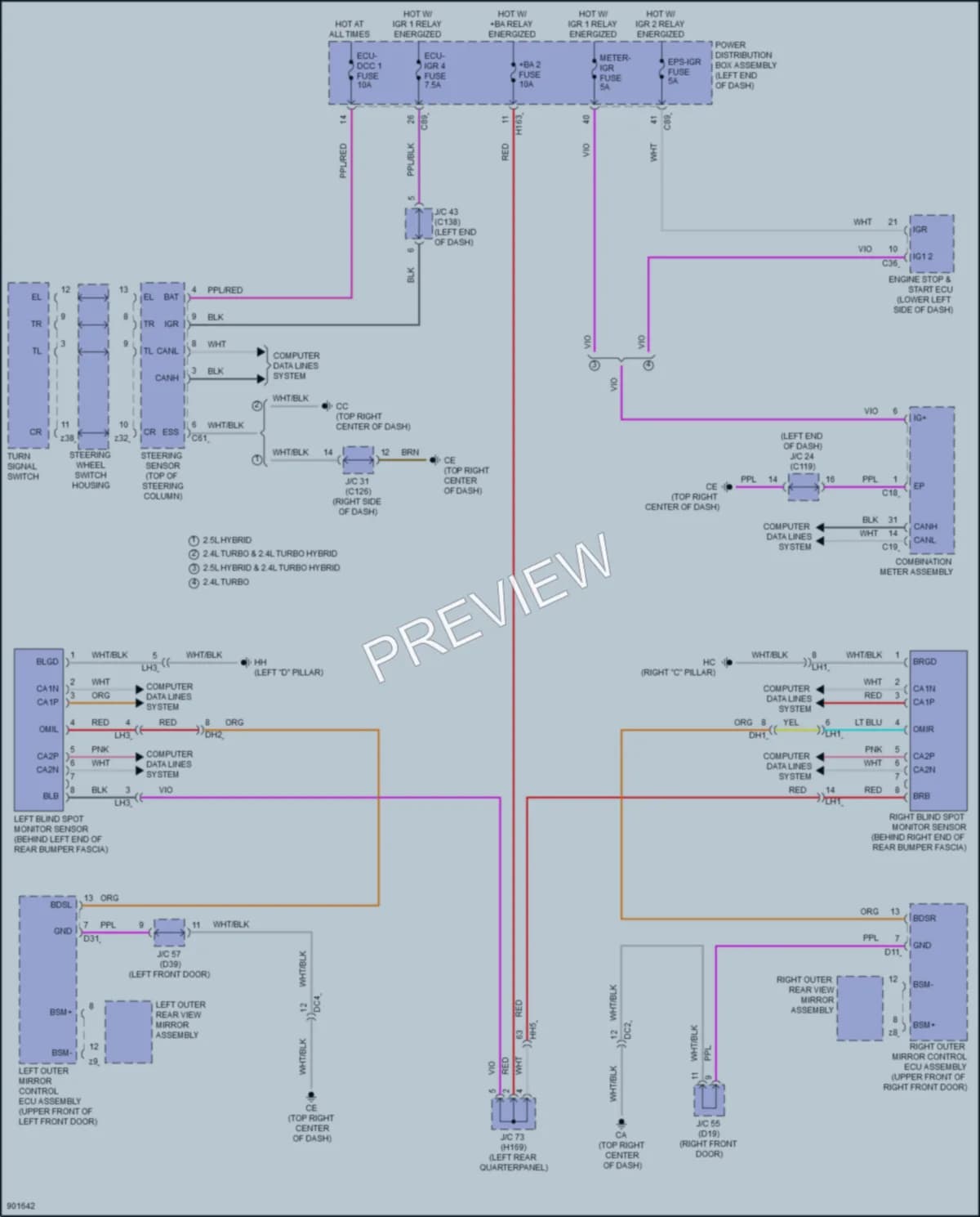 2025 Lexus RX350h Navigation wiring diagram preview