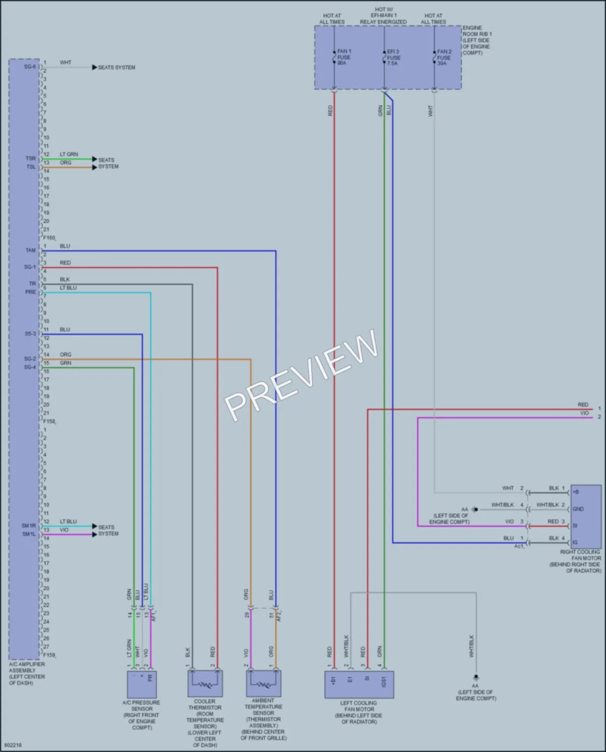 2025 Lexus UX300h Air Conditioning wiring diagram preview