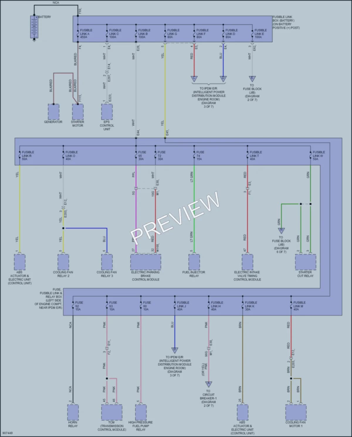 2025 Nissan Altima Power Distribution wiring diagram preview
