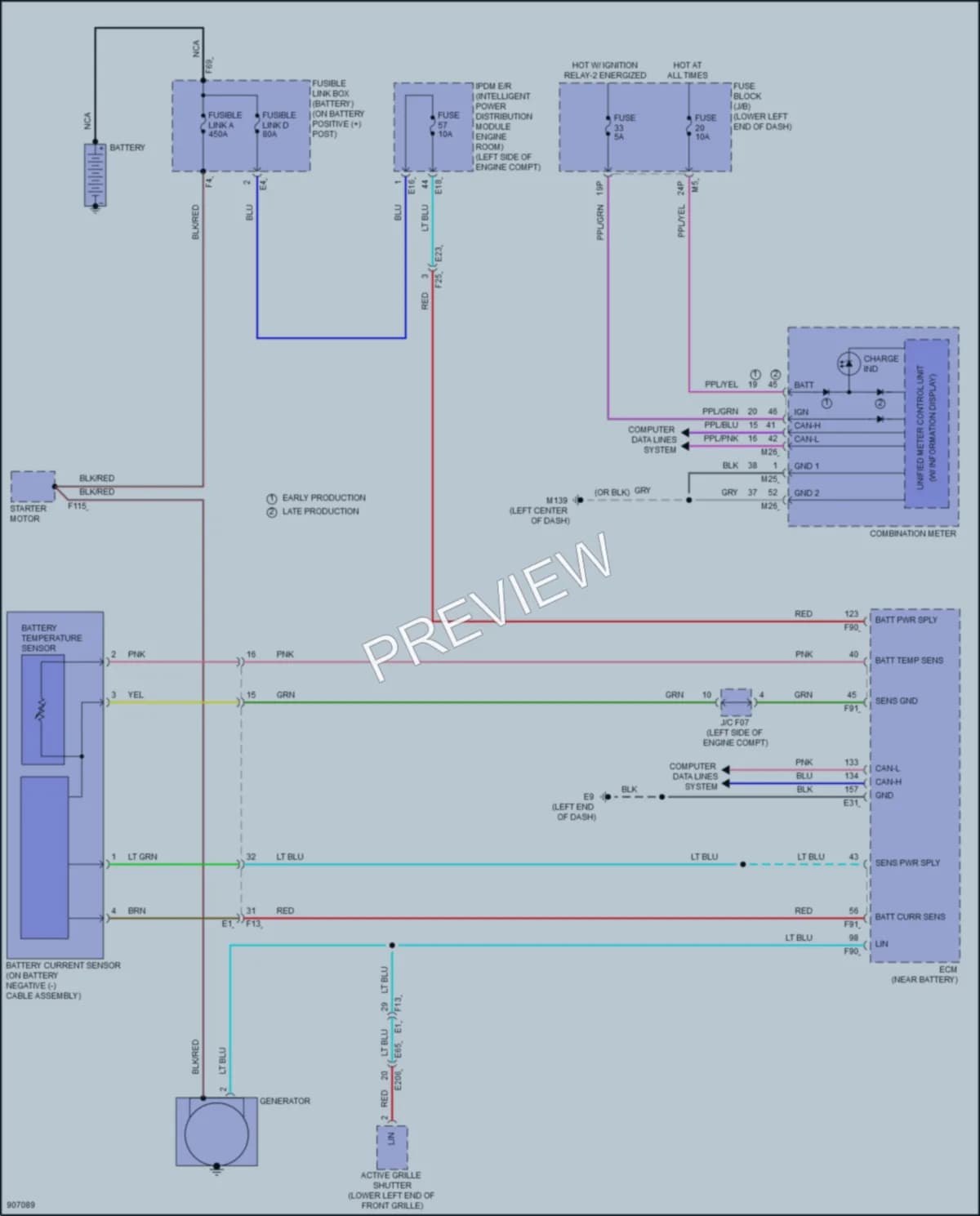 2025 Nissan Altima Starting Charging wiring diagram preview
