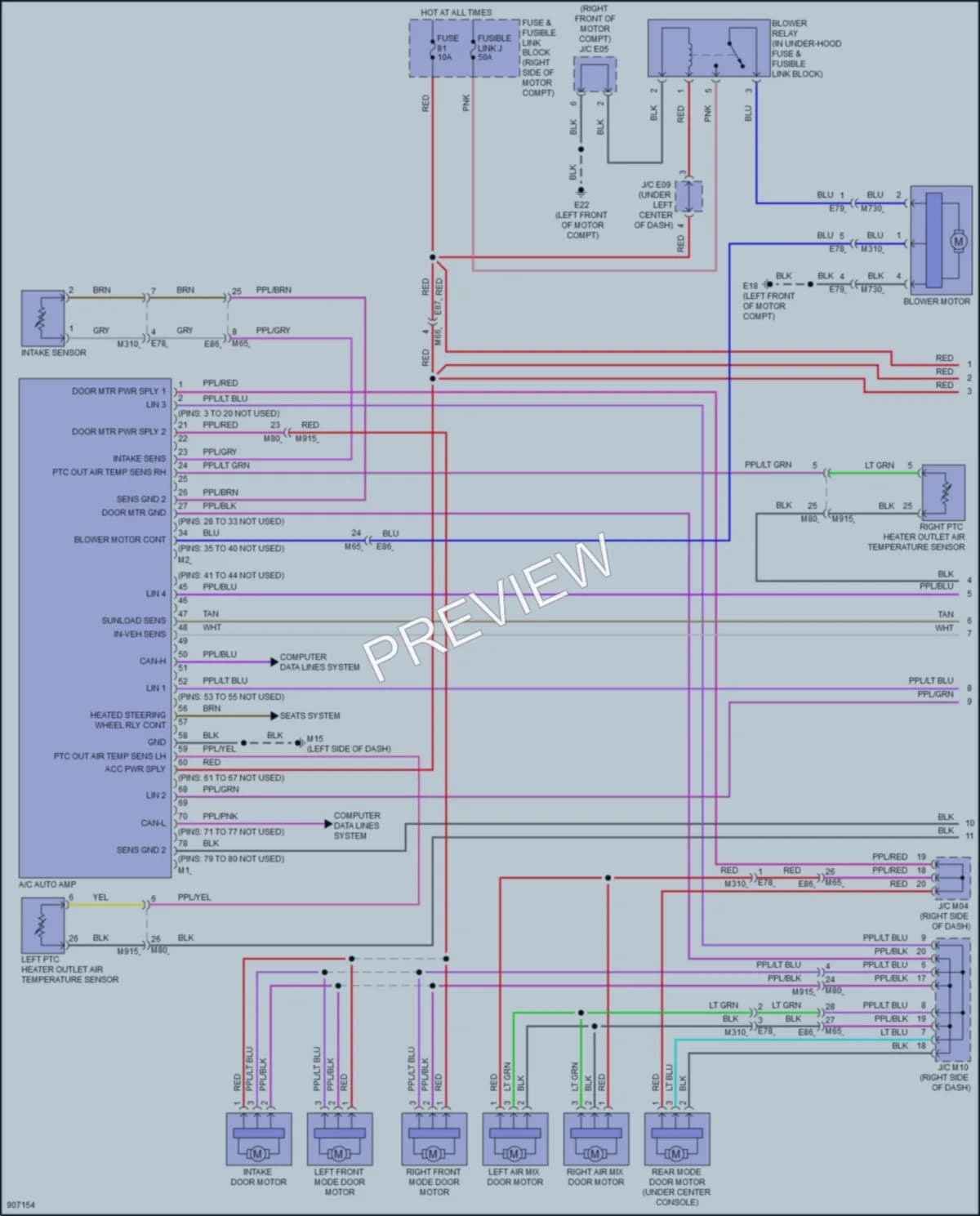 2025 Nissan Ariya Air Conditioning wiring diagram preview