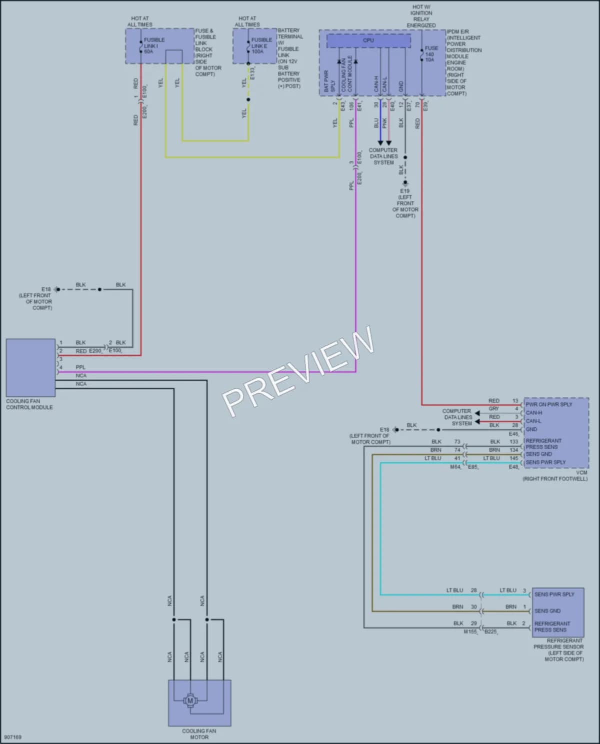 2025 Nissan Ariya Cooling Fan wiring diagram preview