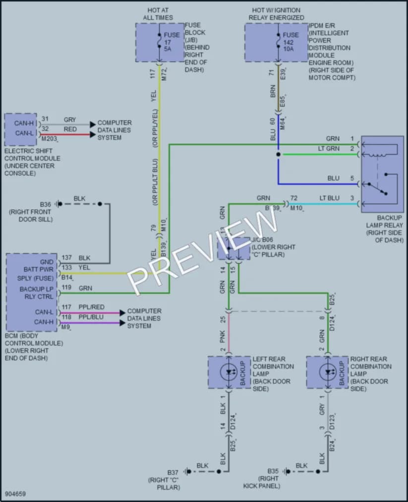 2025 Nissan Ariya Exterior Lights wiring diagram preview