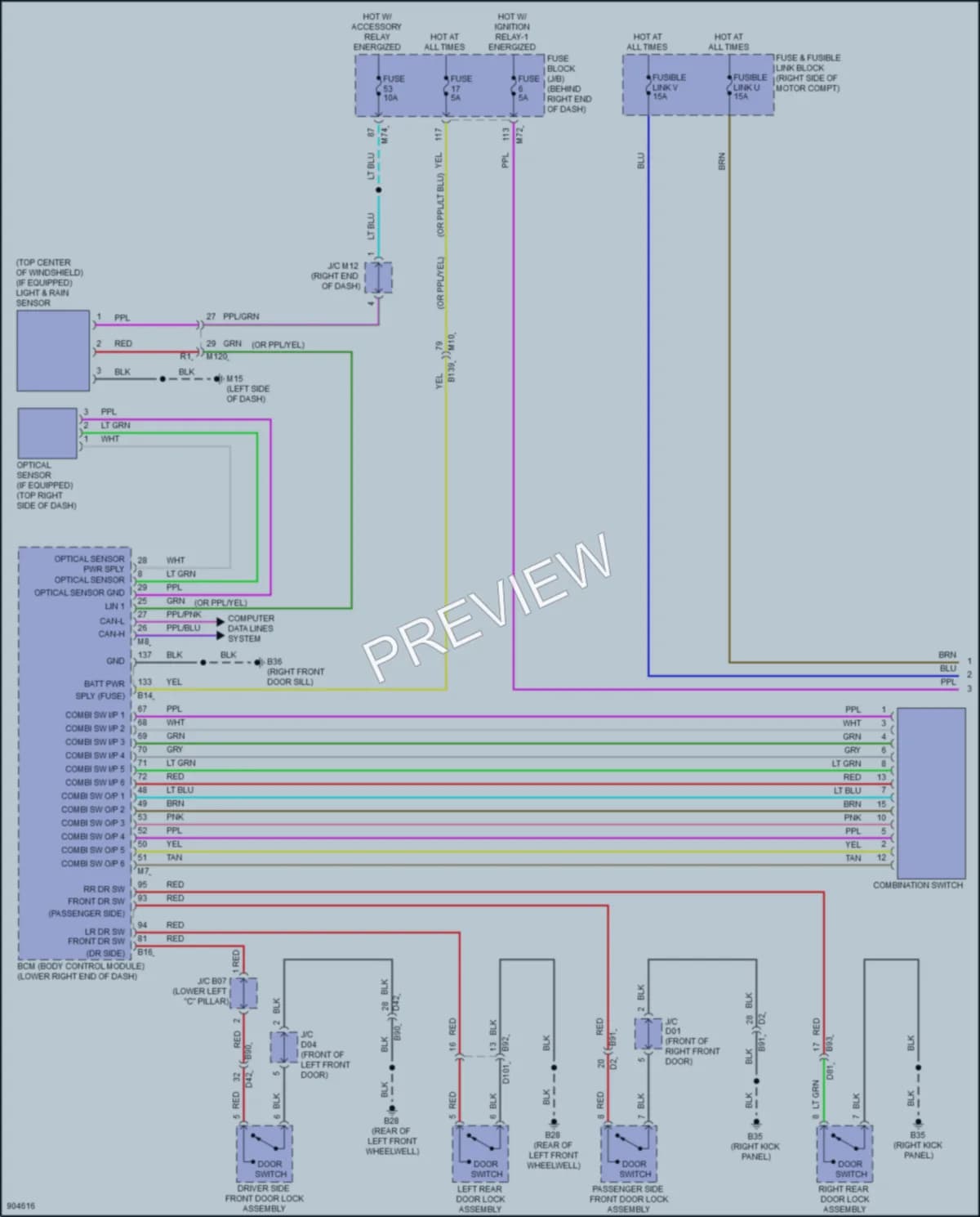 2025 Nissan Ariya Headlights wiring diagram preview