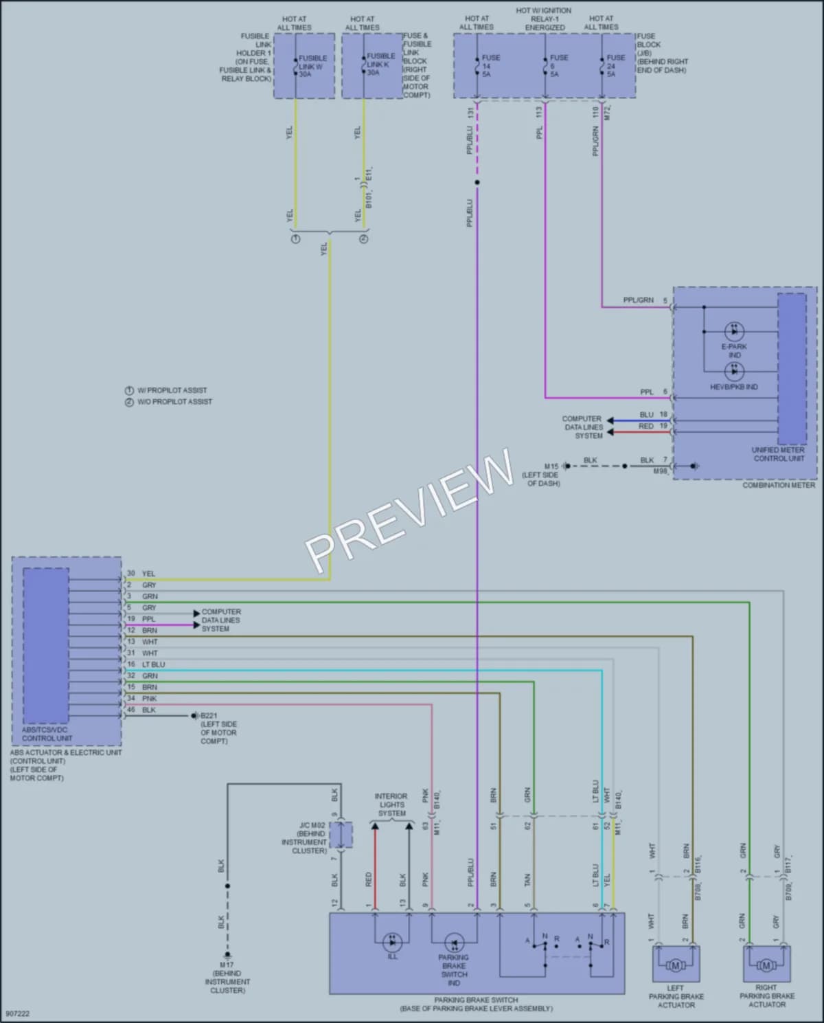 2025 Nissan Ariya Shift Interlock wiring diagram preview