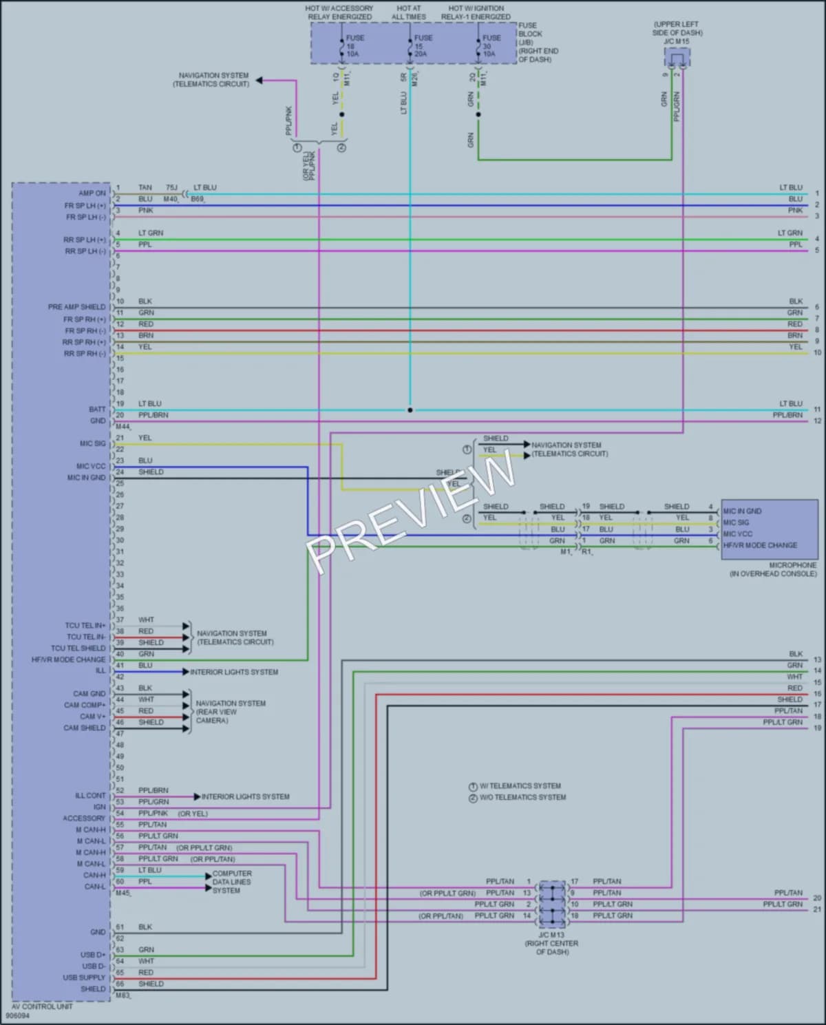2025 Nissan Frontier Radio wiring diagram preview