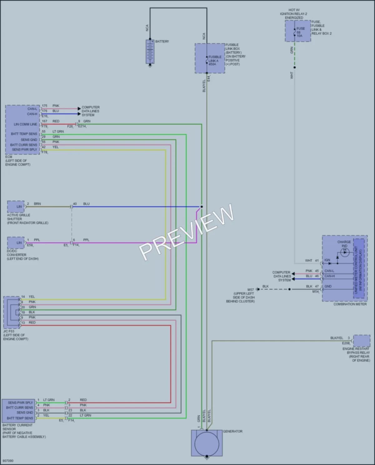 2025 Nissan Frontier Starting Charging wiring diagram preview