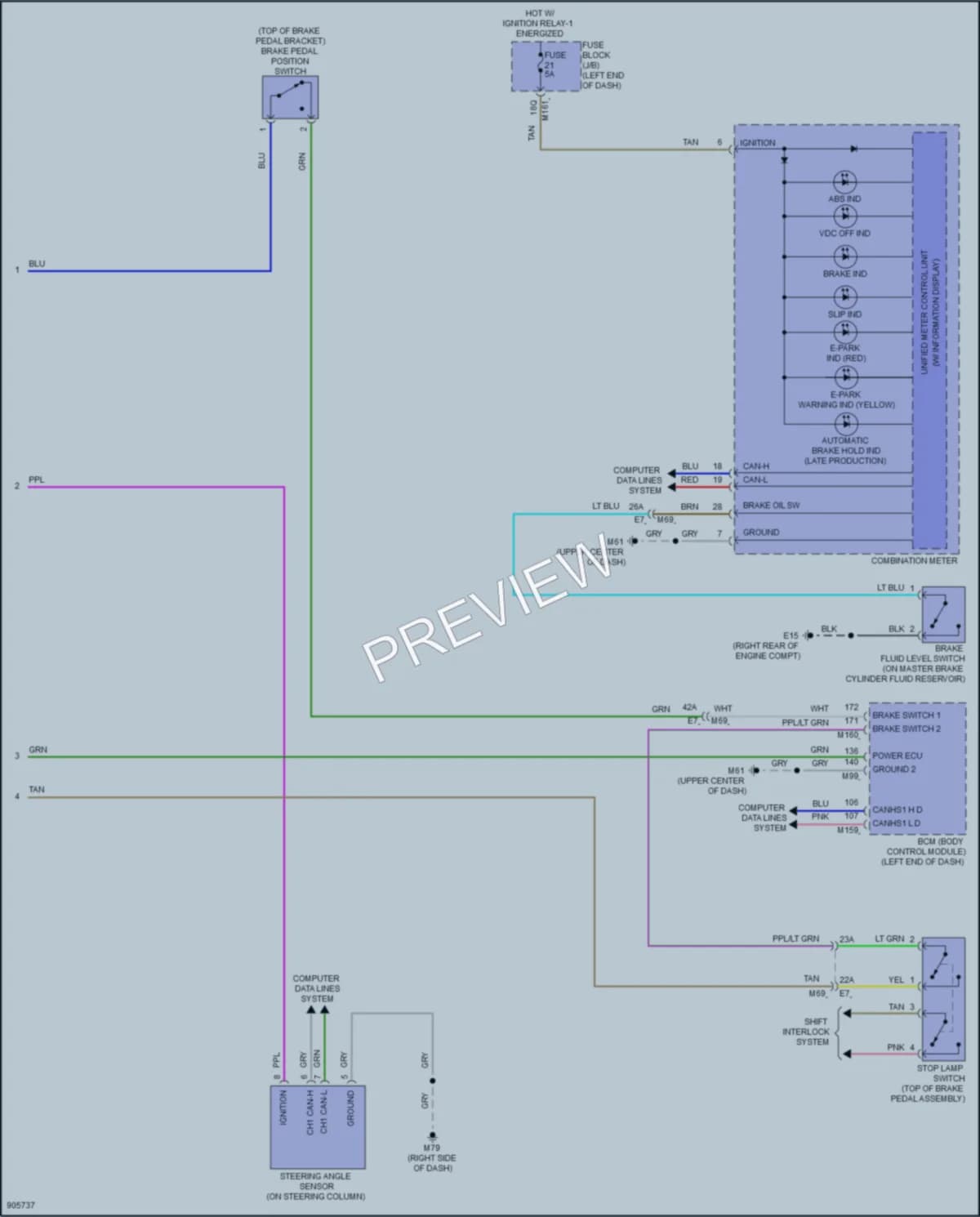 2025 Nissan Kicks Anti Lock Brakes wiring diagram preview
