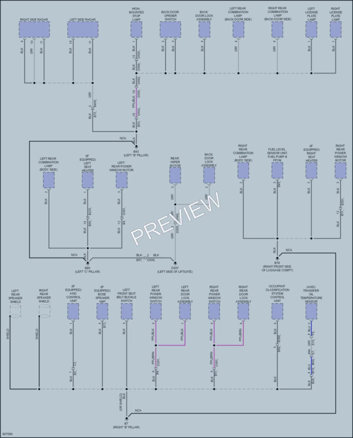 2025 Nissan Kicks Ground Distribution wiring diagram preview