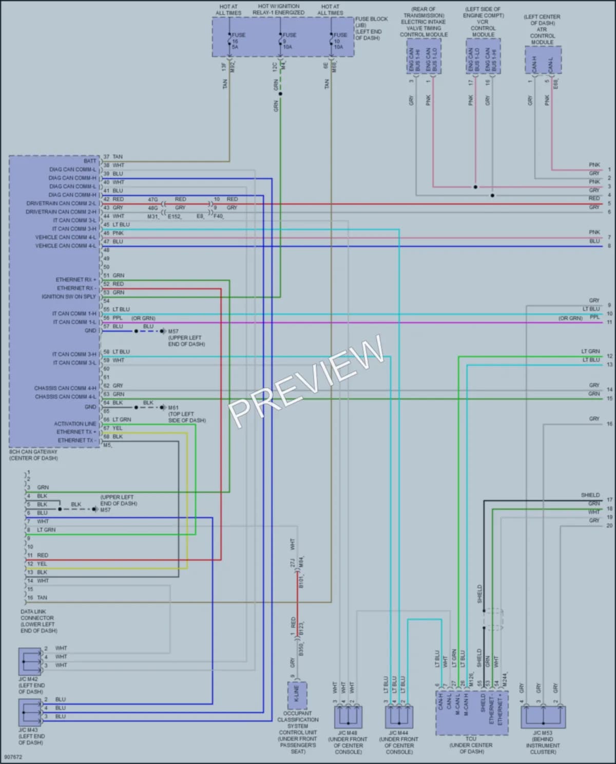 2025 Nissan Murano Computer Data Lines wiring diagram preview