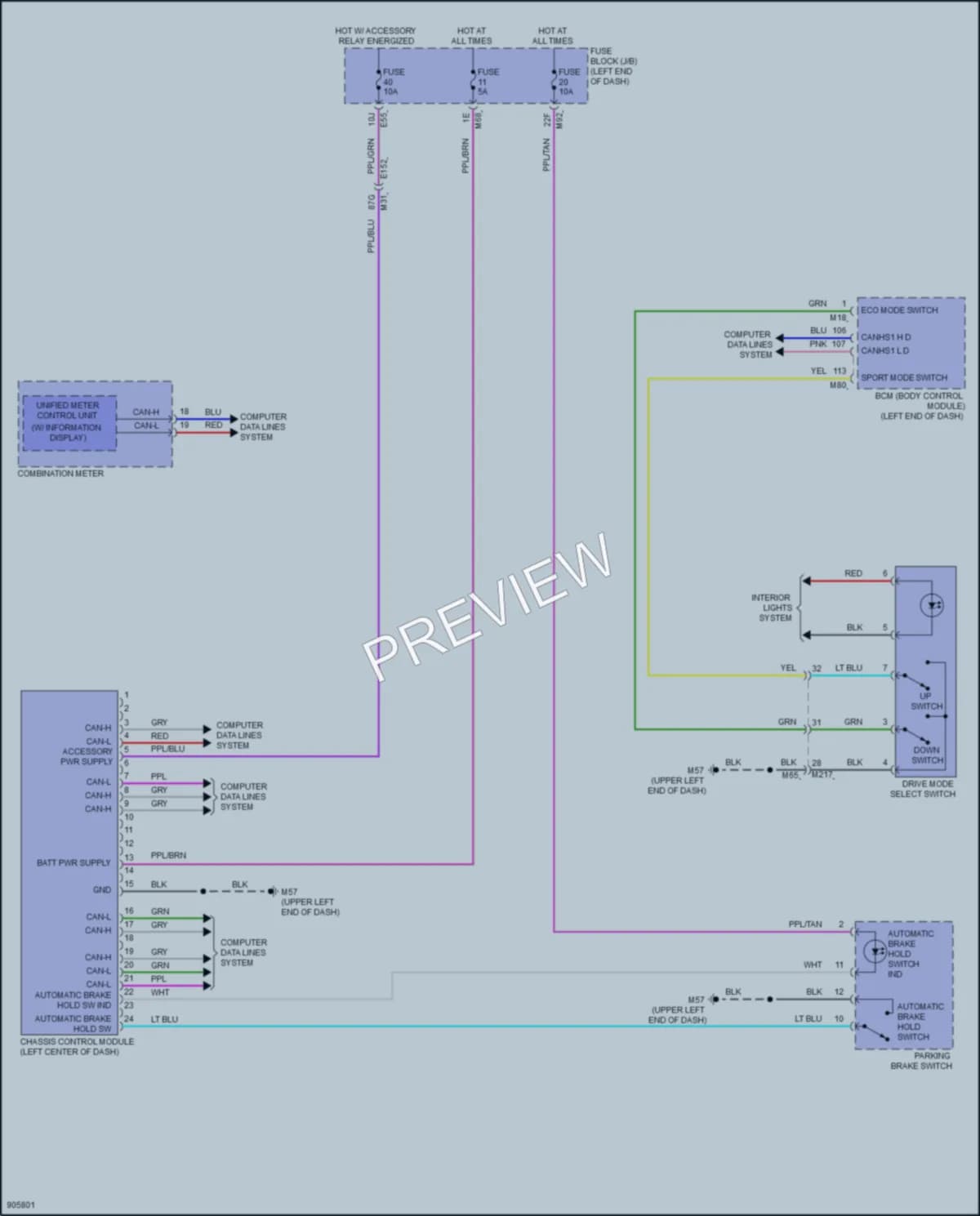 2025 Nissan Murano Electronic Suspension wiring diagram preview