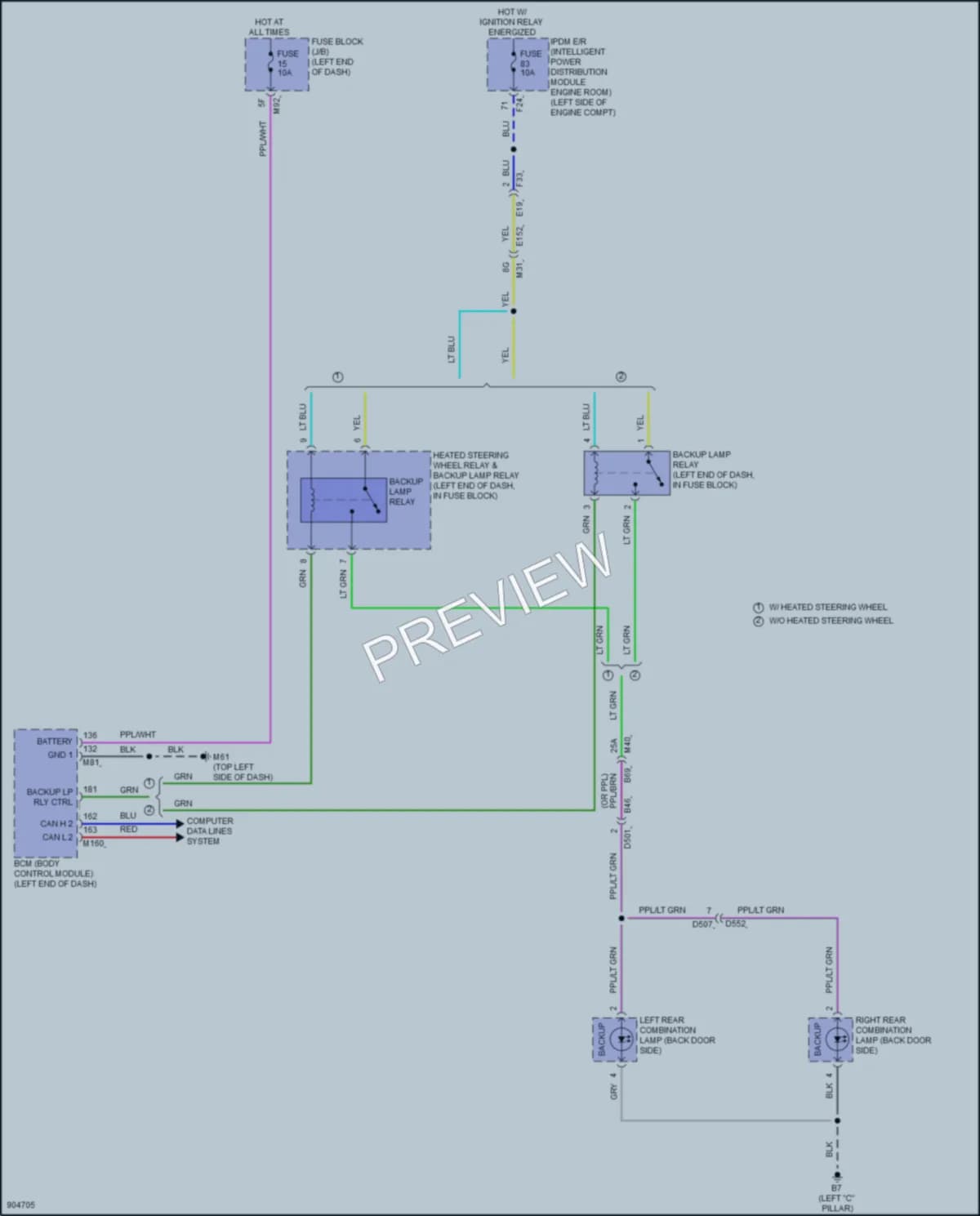2025 Nissan Murano Exterior Lights wiring diagram preview