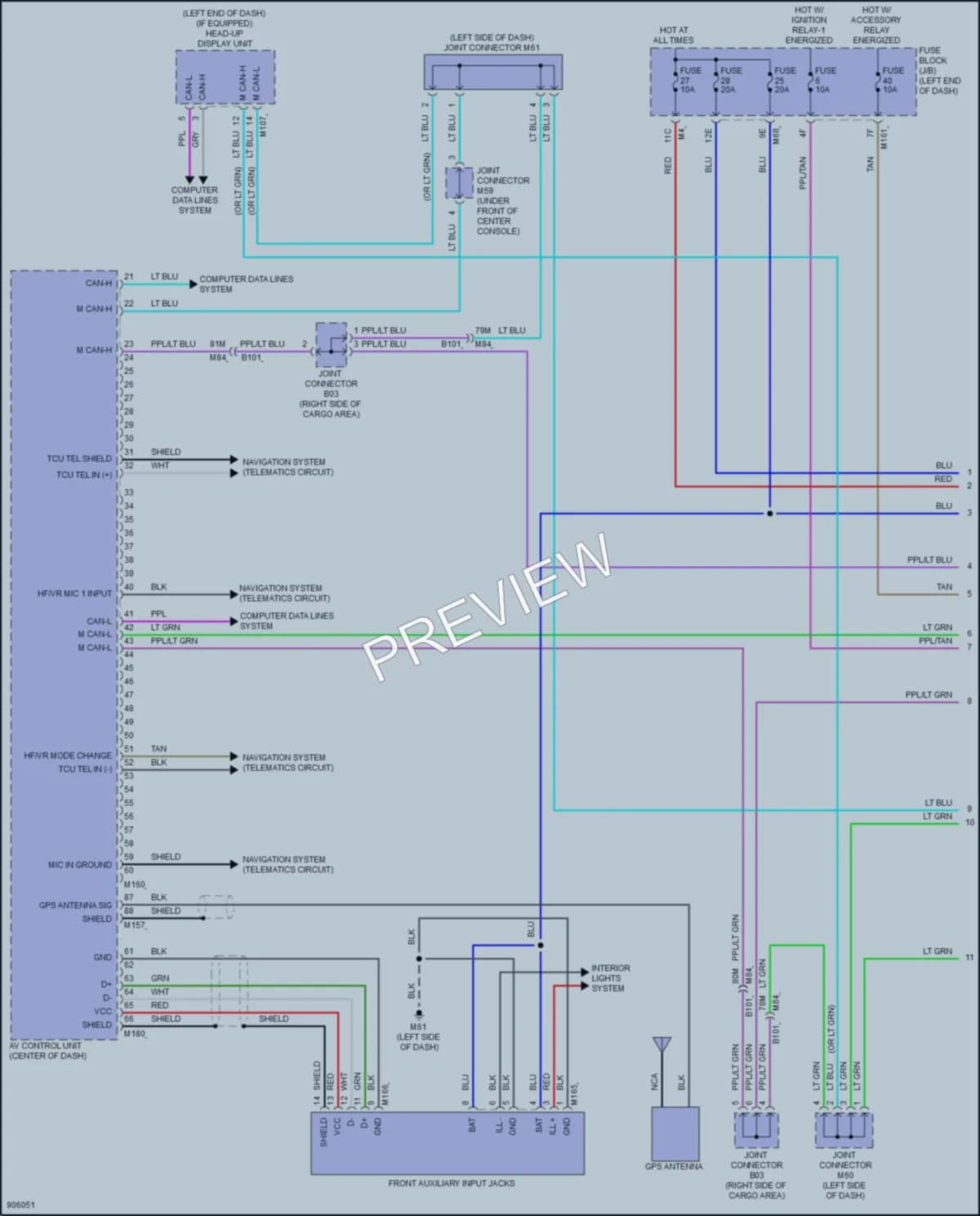 2025 Nissan Pathfinder Radio wiring diagram preview