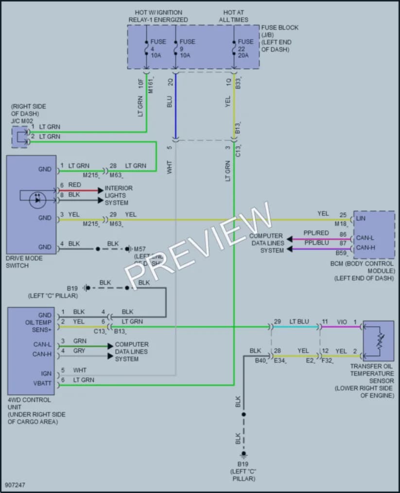 2025 Nissan Pathfinder Transmission wiring diagram preview