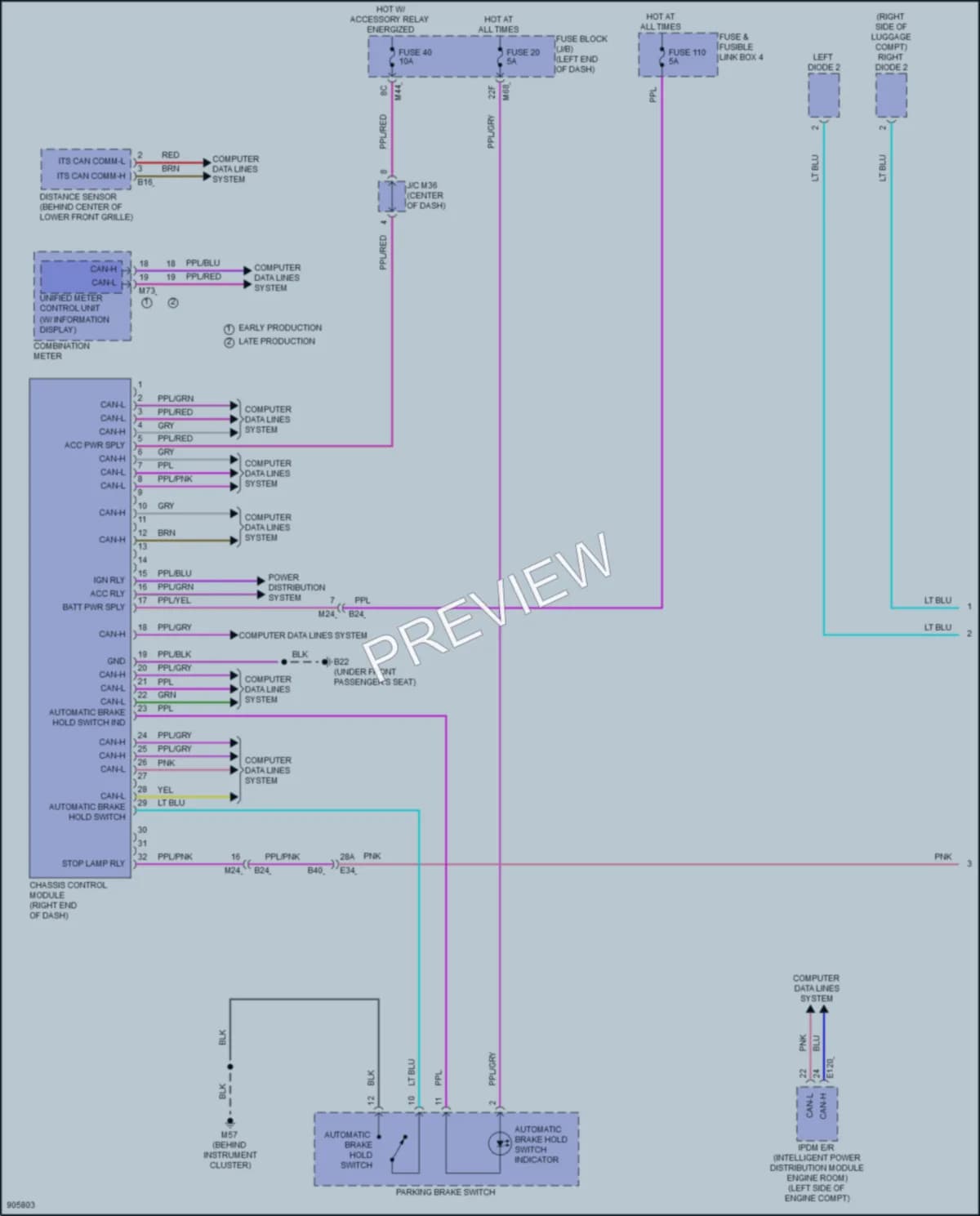 2025 Nissan Rogue Electronic Suspension wiring diagram preview