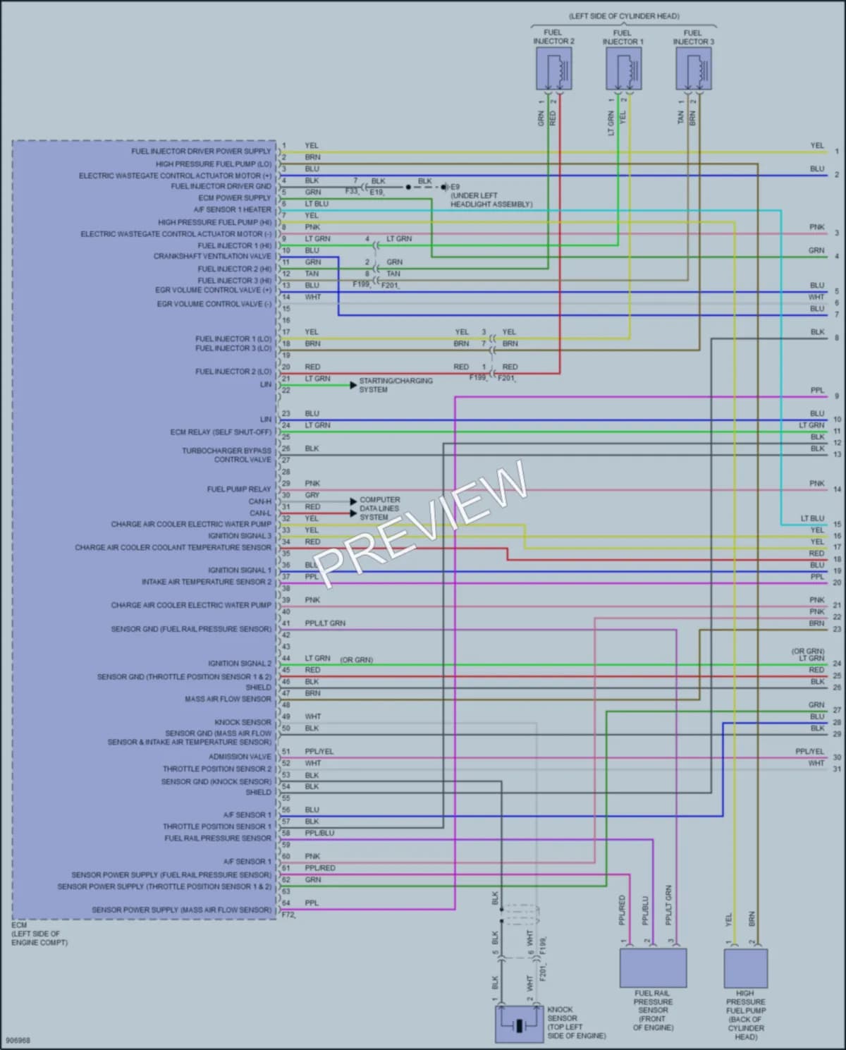 2025 Nissan Rogue Engine Performance wiring diagram preview