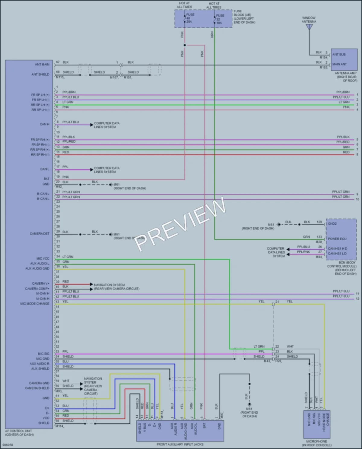 2025 Nissan Sentra Radio wiring diagram preview