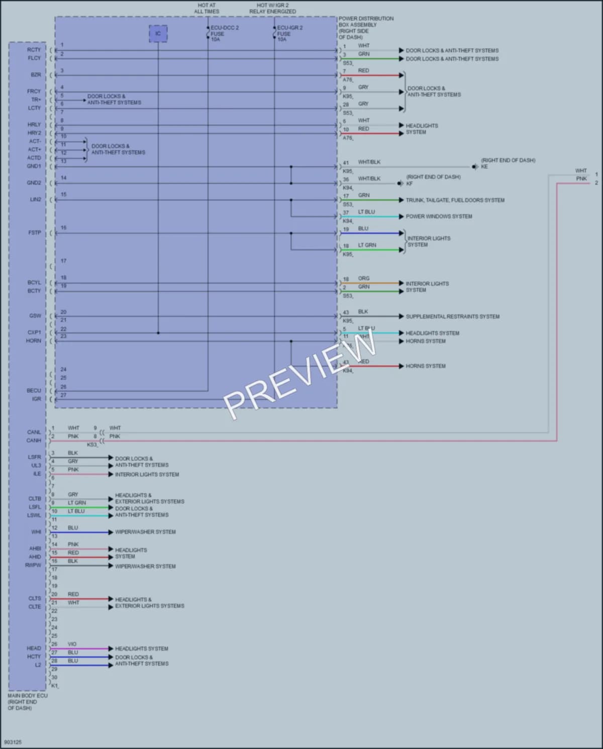 2025 Toyota 4Runner Body Control Modules Wiring Diagrams protected preview