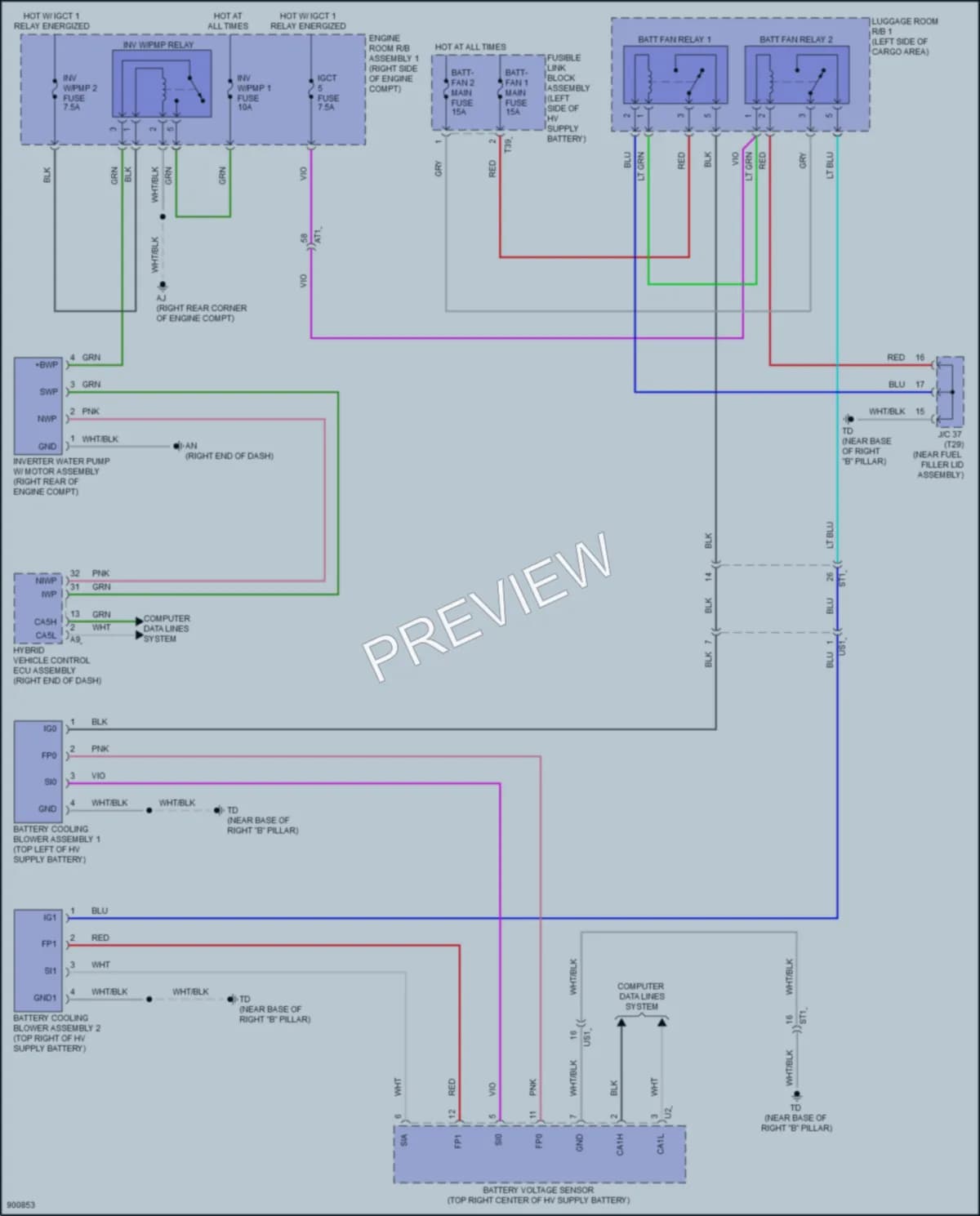 2025 Toyota 4Runner Cooling Fan Wiring Diagrams protected preview
