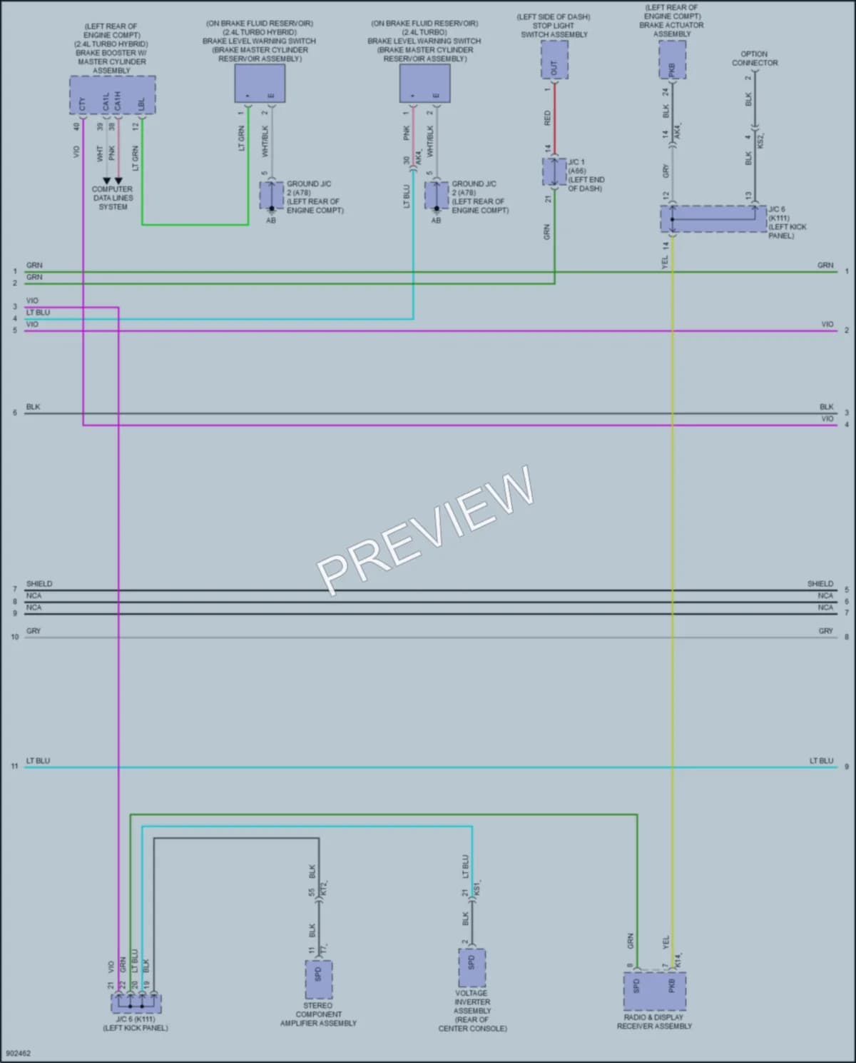 2025 Toyota 4Runner Instrument Cluster wiring diagram preview