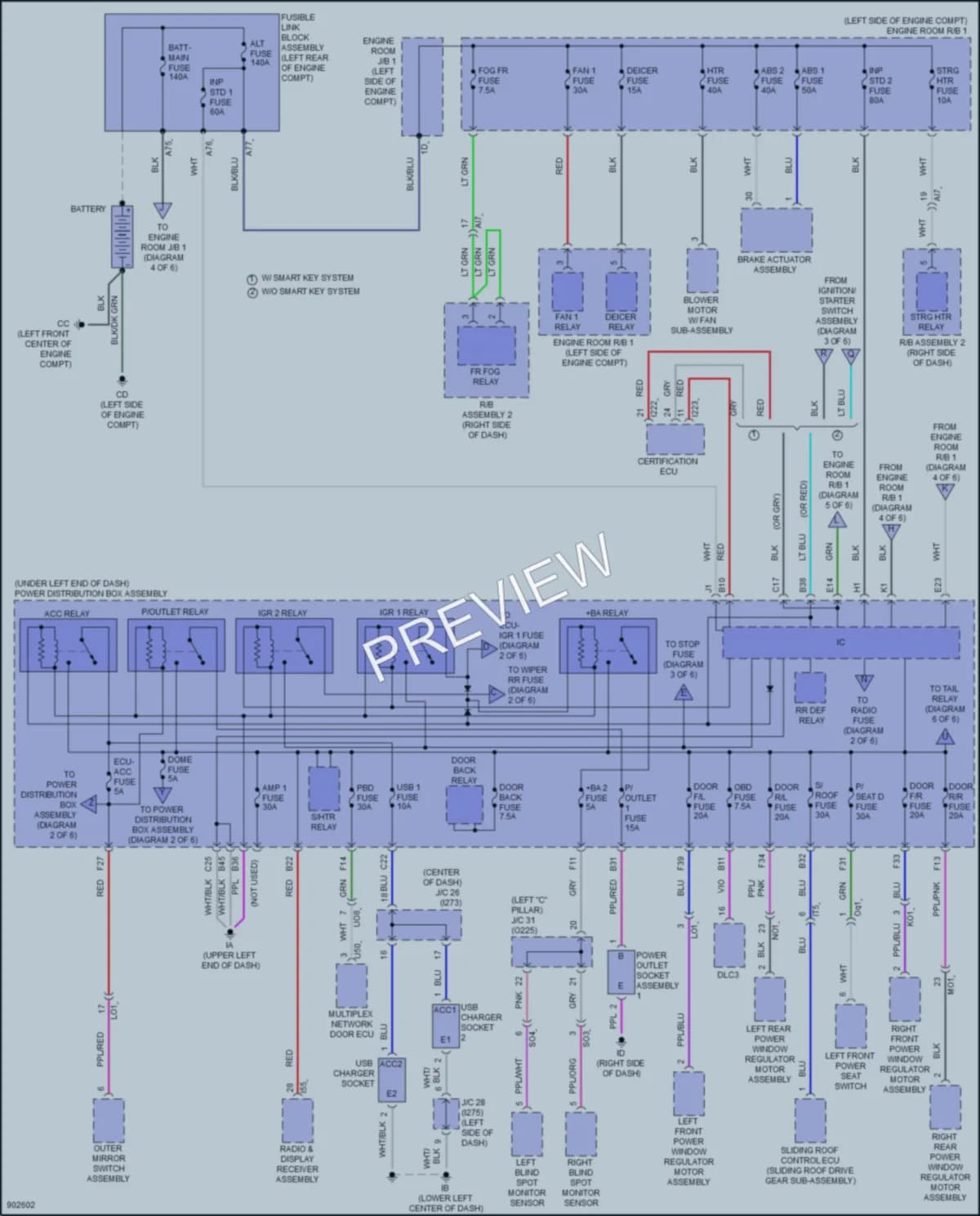 2025 Toyota CorollaCross Power Distribution wiring diagram preview